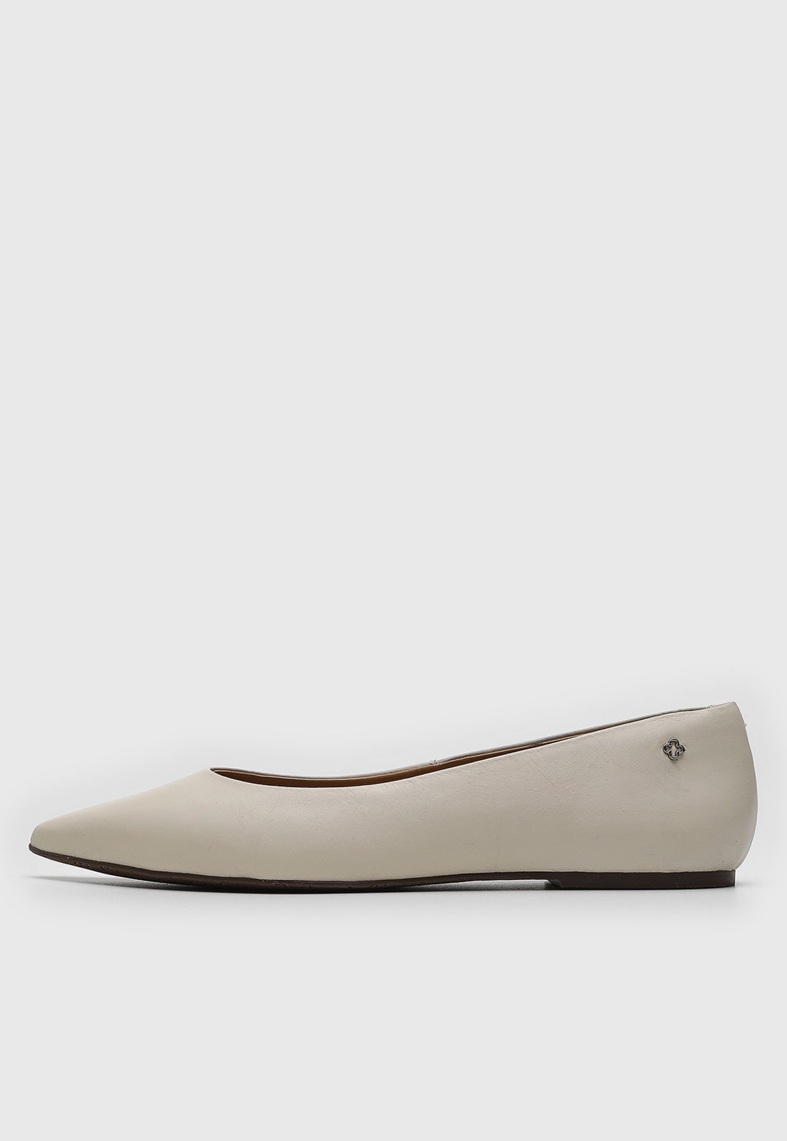 Imagem principal Sapatilha Feminina Capodarte Bico Fino Off-White Capodarte off-white white