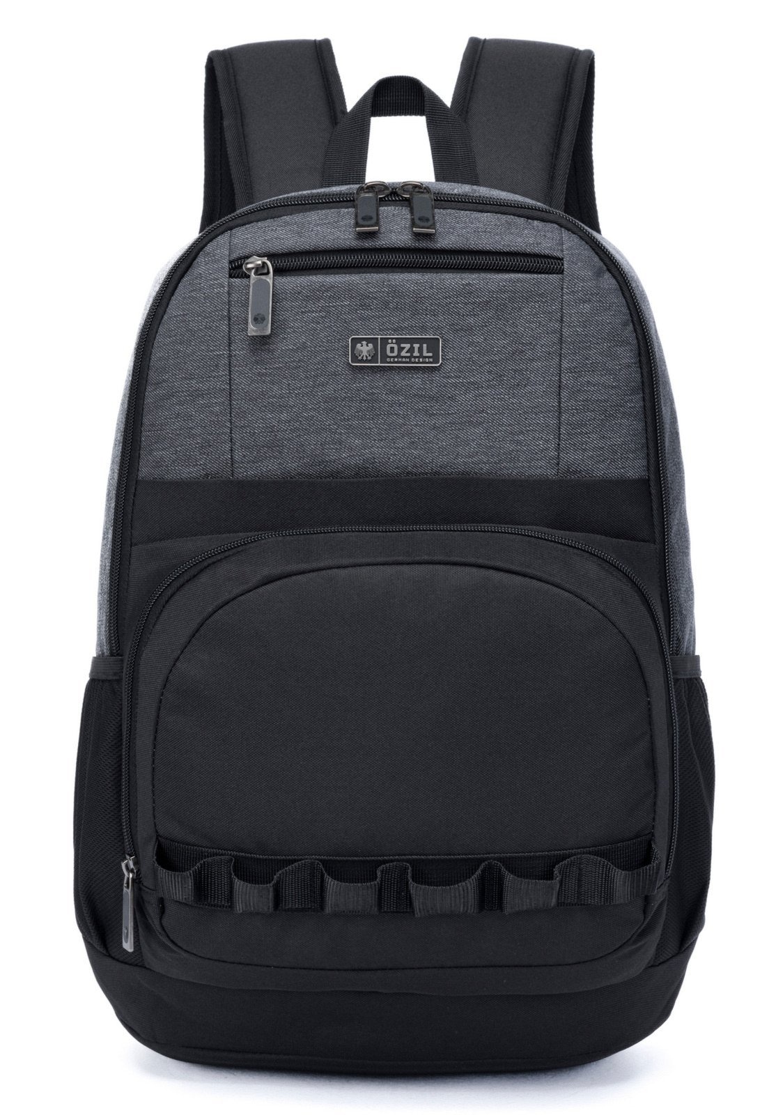 Imagem principal Mochila Masculina Bolsa Notebook USB Resistente Espaçosa Trabalho Faculdade Ozil cinza/preto