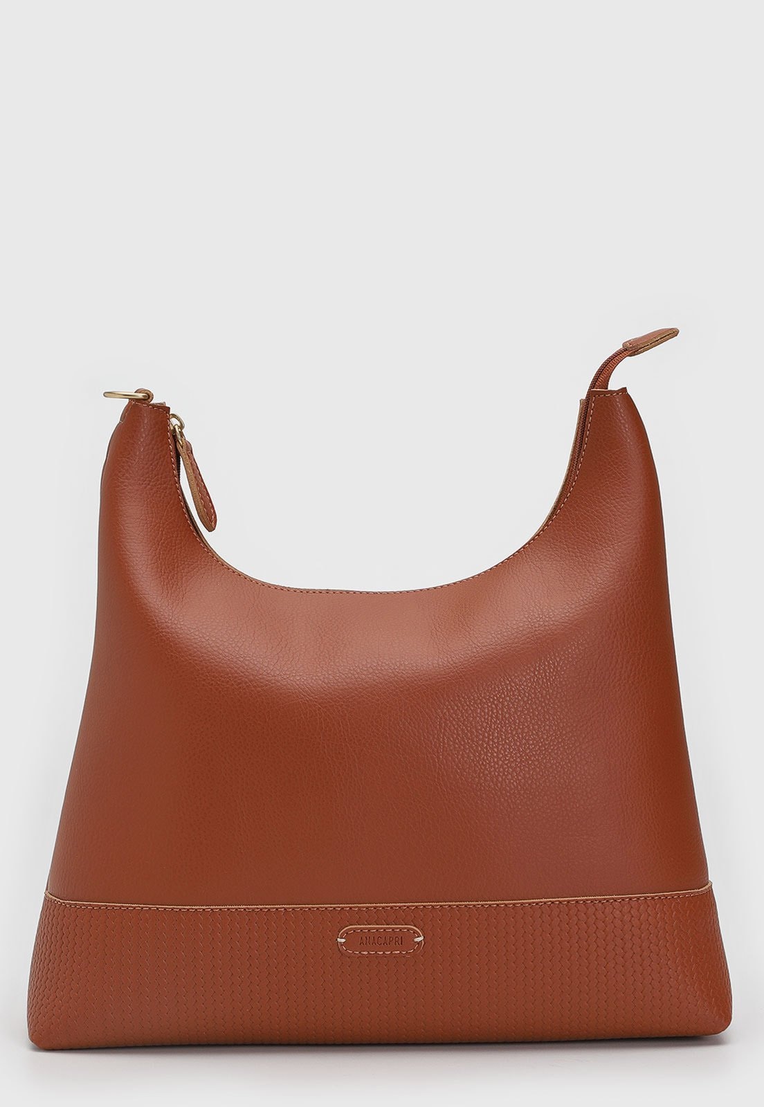Imagem principal Bolsa Feminina Anacapri Grande Texturizada Caramelo Anacapri marrom