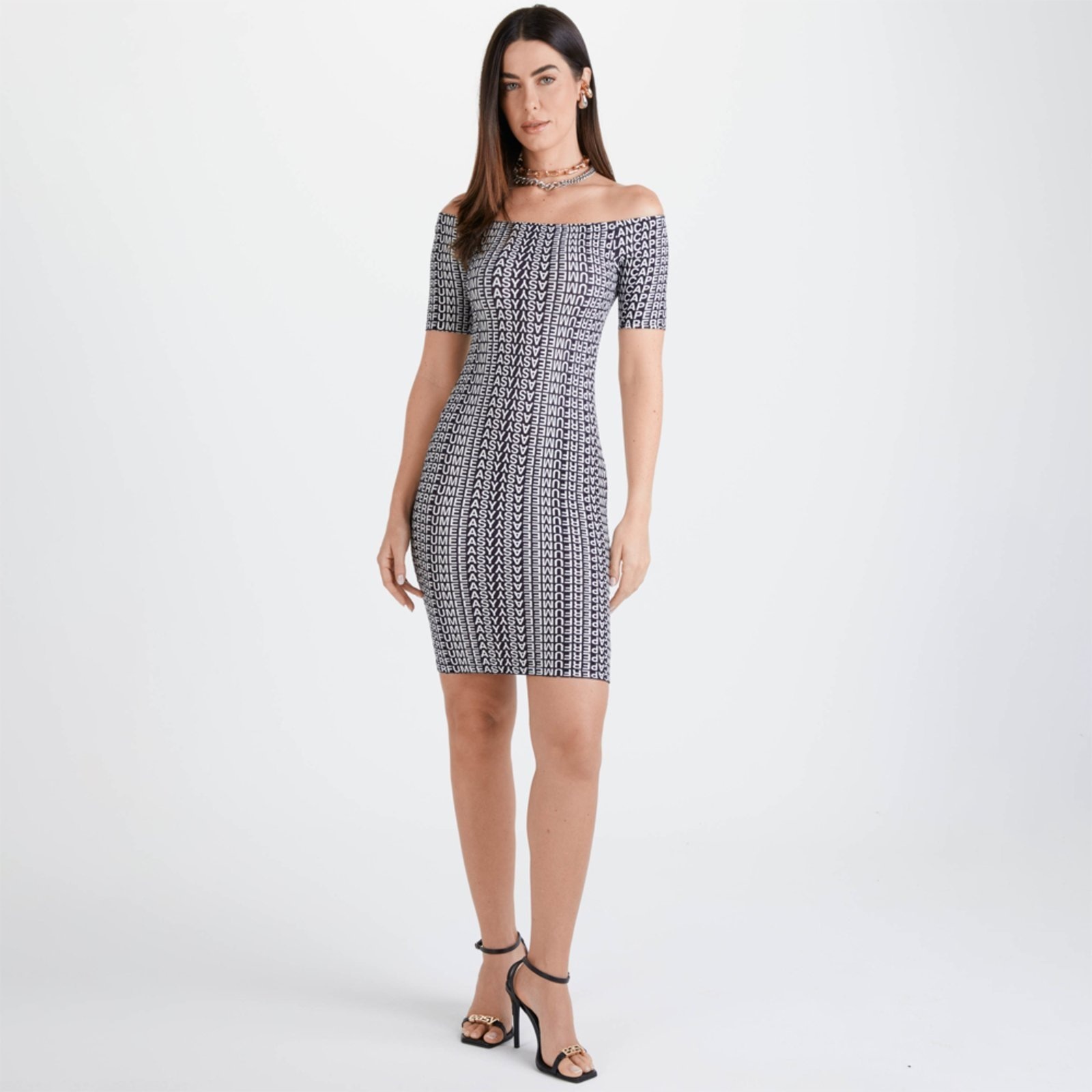 Imagem principal Vestido Easy Lança Perfume Curto Ve25 Feminino Easy Lança perfume preto