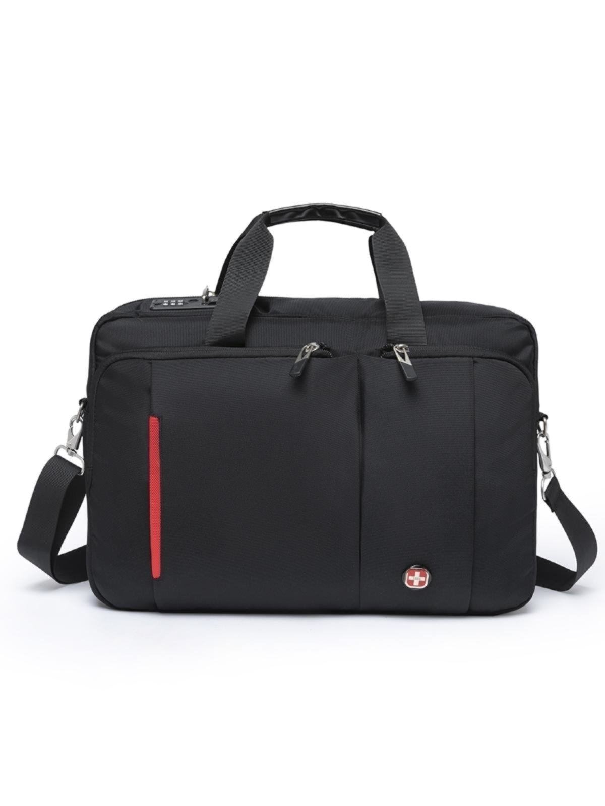 Imagem principal Pasta Executiva Notebook Masculina Crossgear Antifurto Cadeado PRETA Crossgear preto