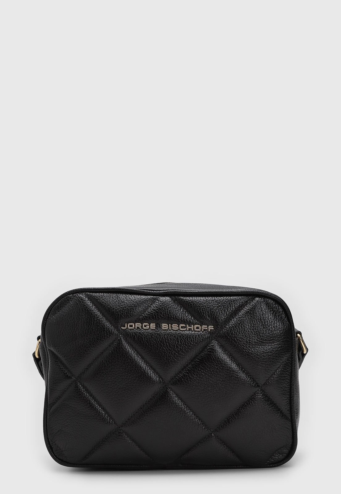 Imagem principal Bolsa Tiracolo Feminina Jorge Bischoff Matelassê Preta Jorge Bischoff preto