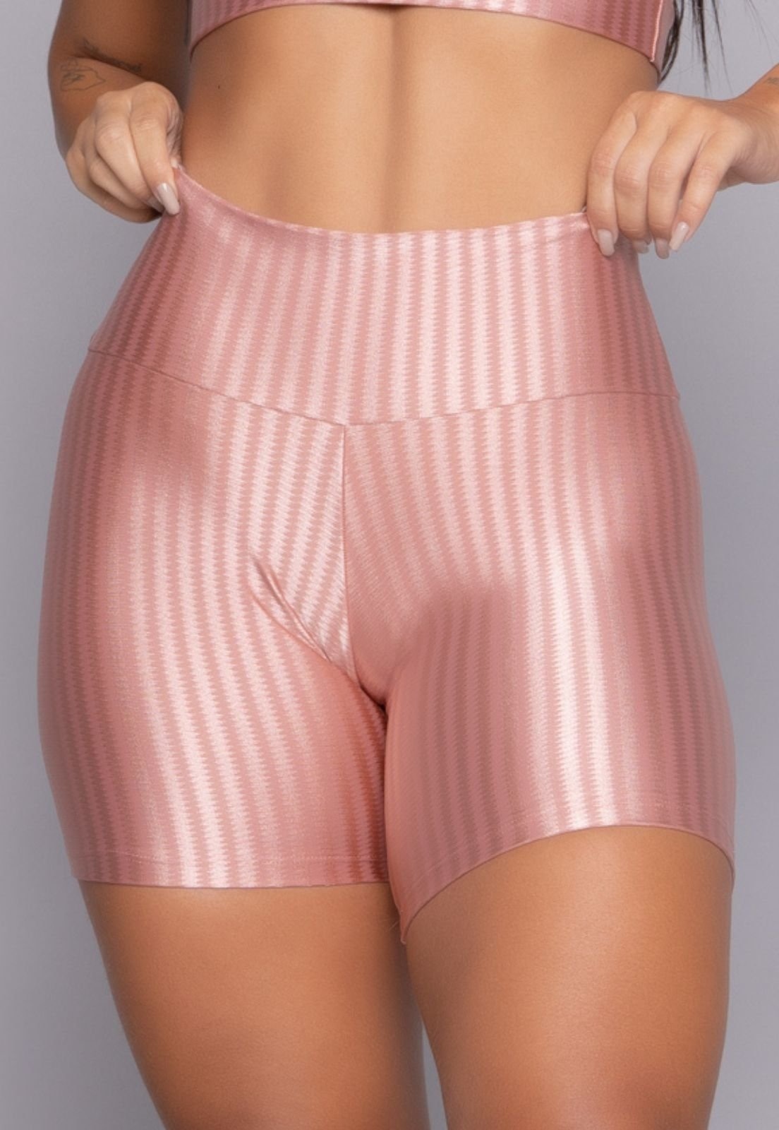 Imagem principal Short New Zig Vekyo Compressão 3D Fitness Ikat Claro VEKYO rosa