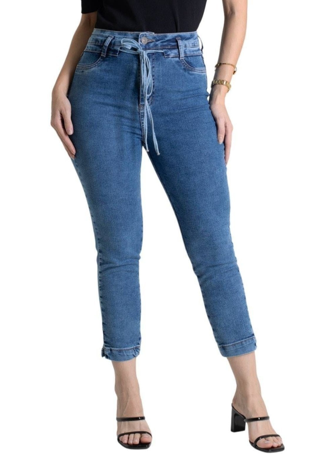 Imagem principal Calça Jeans Sawary Cropped - 279755 Sawary azul