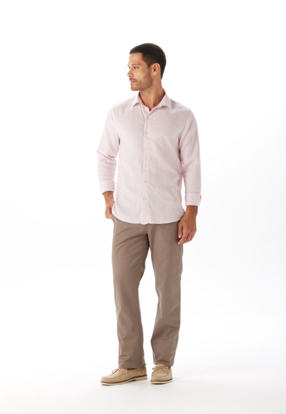 Imagem principal Calça Chino Regular Traymon Kaki Traymon bege kaki