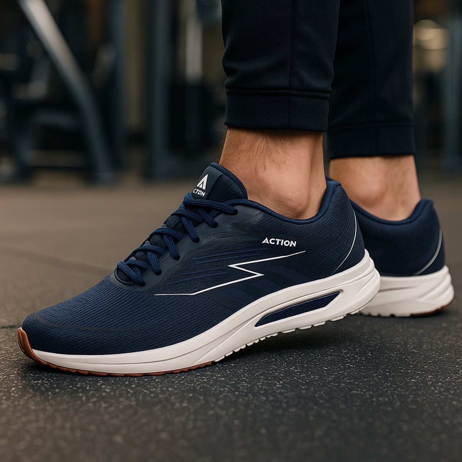 Imagem principal Tênis Masculino Academia Caminhada Leve Conforto Diário Respirável Marinho Bia Ramos azul marinho