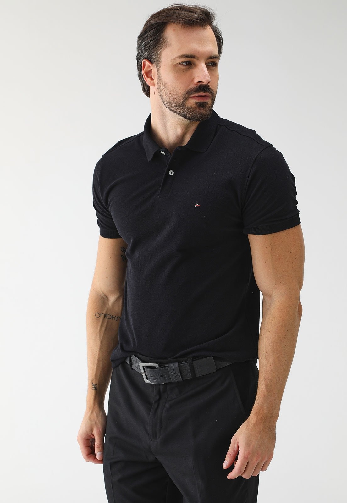 Imagem principal Camisa Polo Aramis Reta Mini Icon Preta Aramis preto