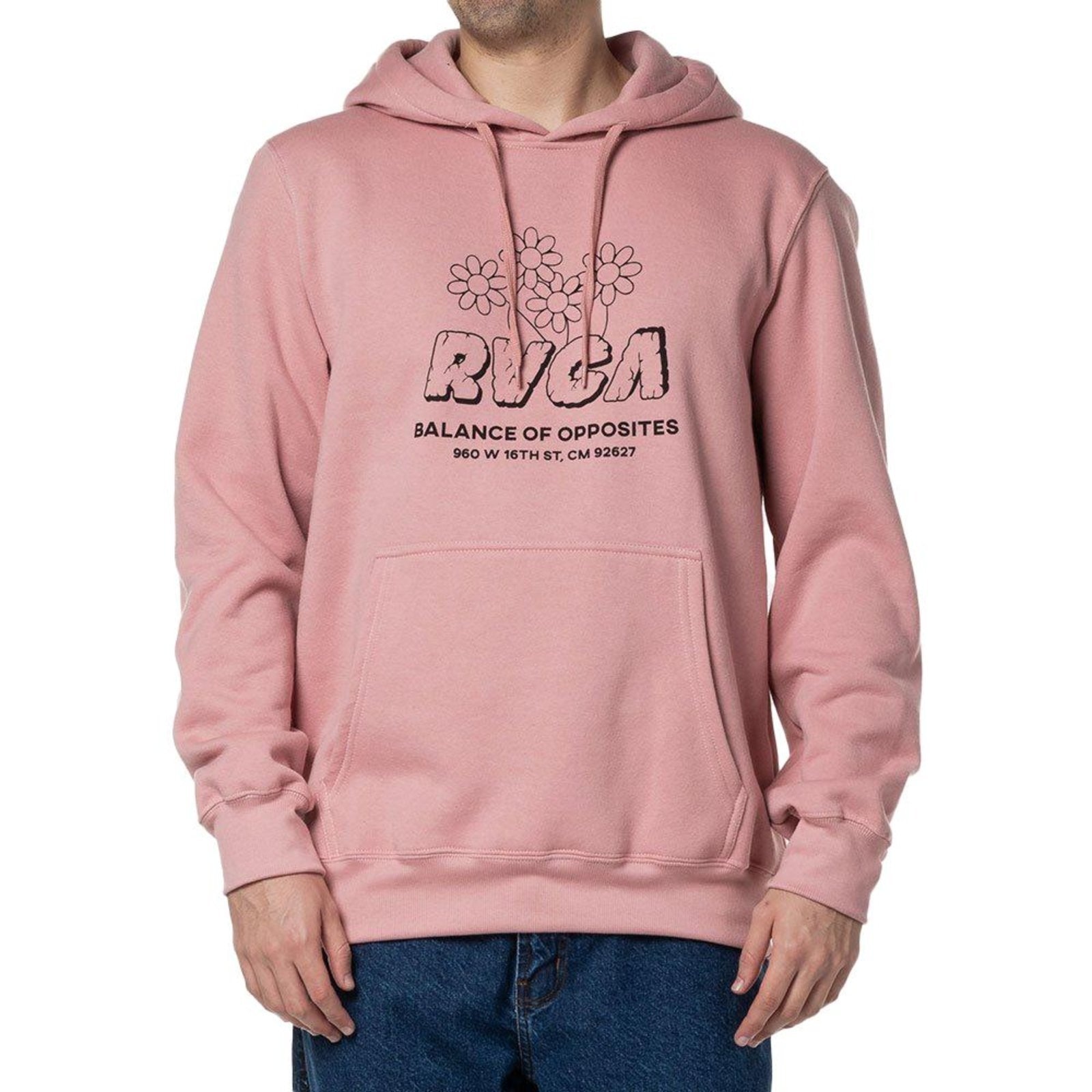 Imagem principal Moletom RVCA Canguru Gardener 280G WT24 Masculino RVCA rosa