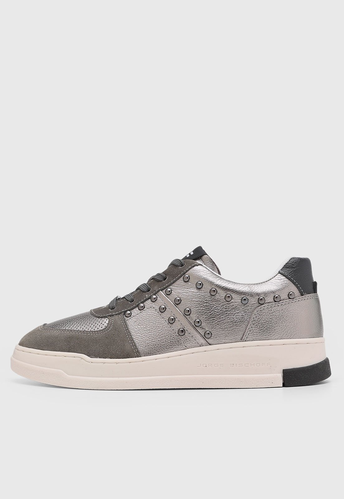 Imagem principal Tênis Feminino Jorge Bischoff Detalhes Metalizados Jorge Bischoff grafite