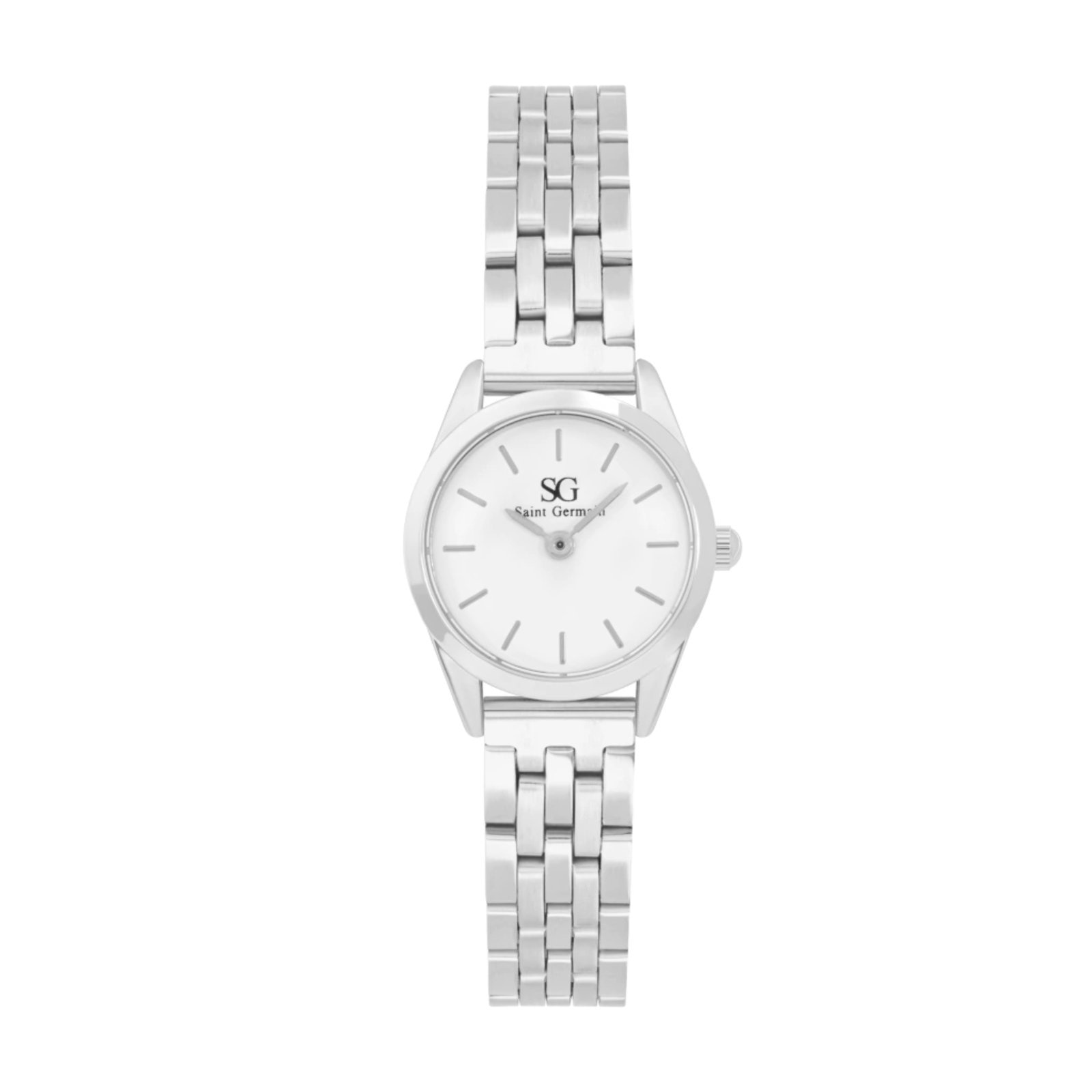 Imagem principal Relógio Feminino Saint Germain Prateado Mini Belle Silver 24mm Saint Germain Brand branco/prata silver