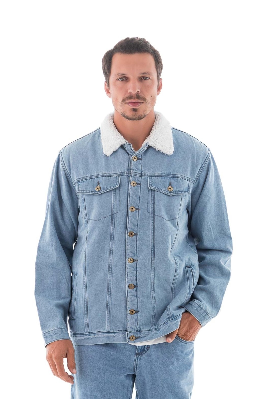 Imagem principal Jaqueta Masculina Arauto Com êlo ARAUTO JEANS azul/jeans