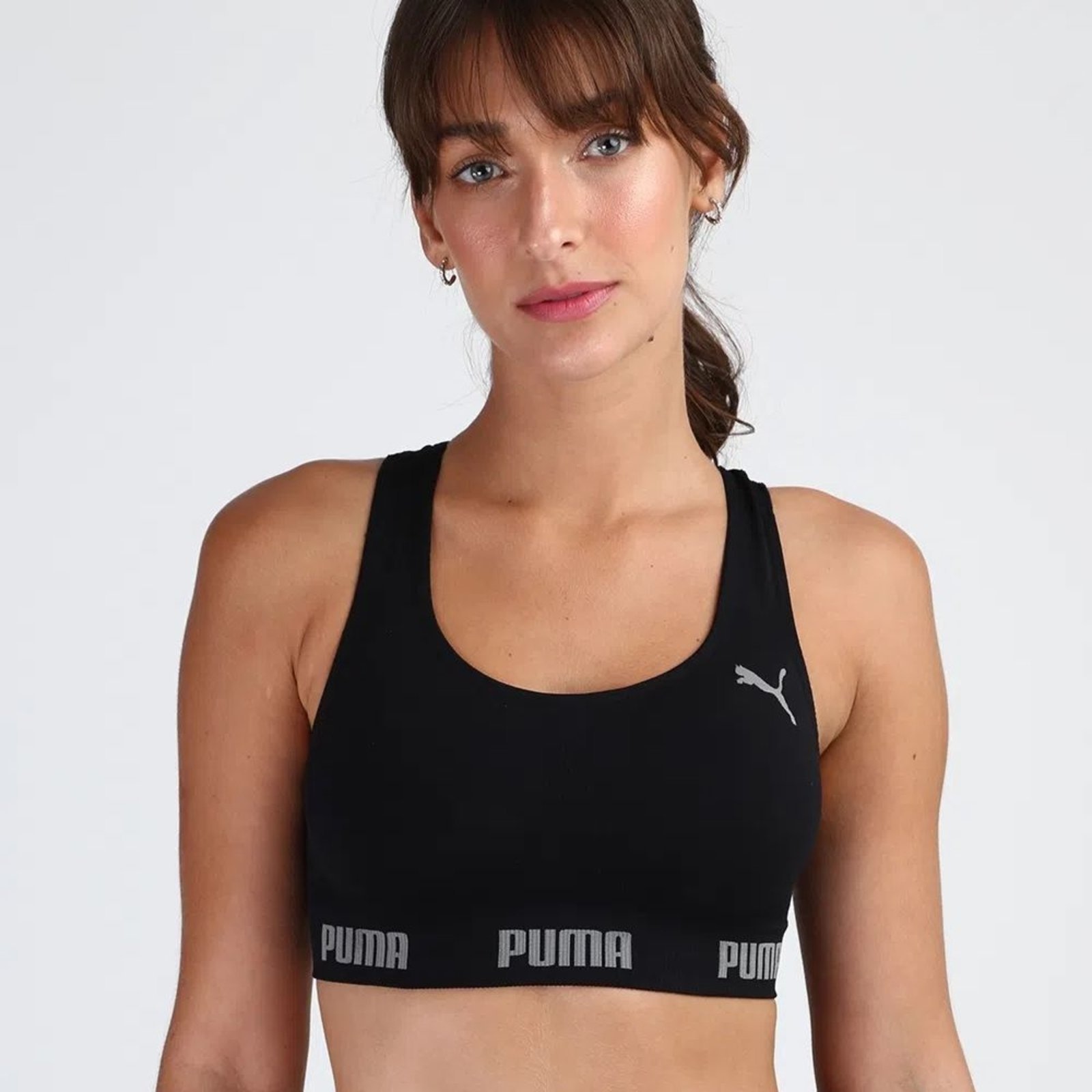 Imagem principal Top Puma Sem Costura Feminino Puma preto