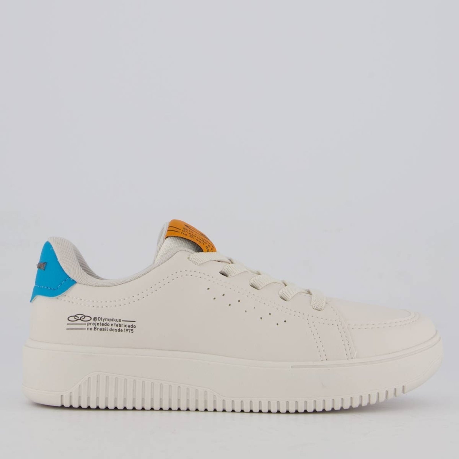 Imagem principal Tênis Olympikus Eros Juvenil Off White e Azul OLYMPIKUS branco white