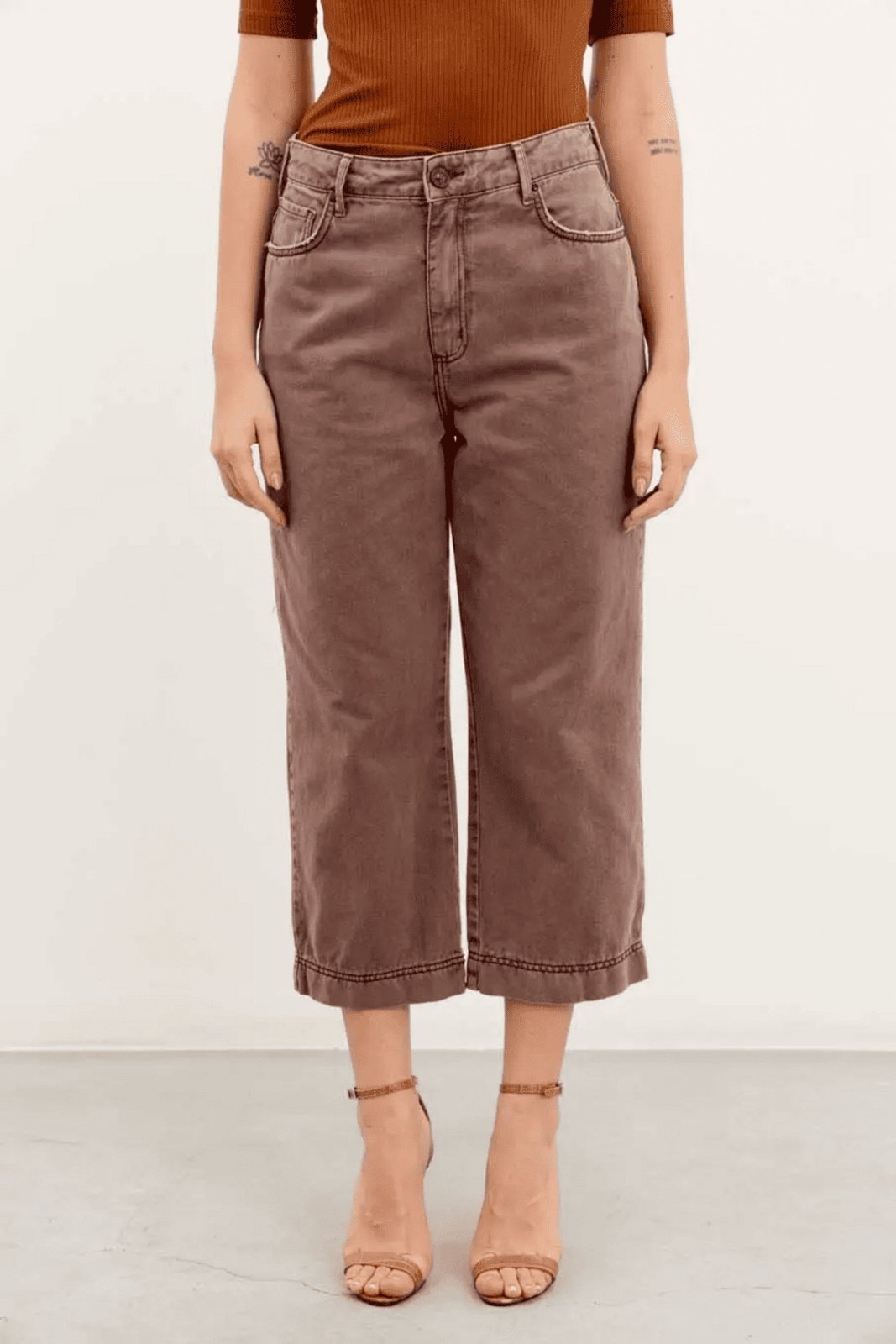 Imagem principal Calça Sarja Carol Triton Triton marrom