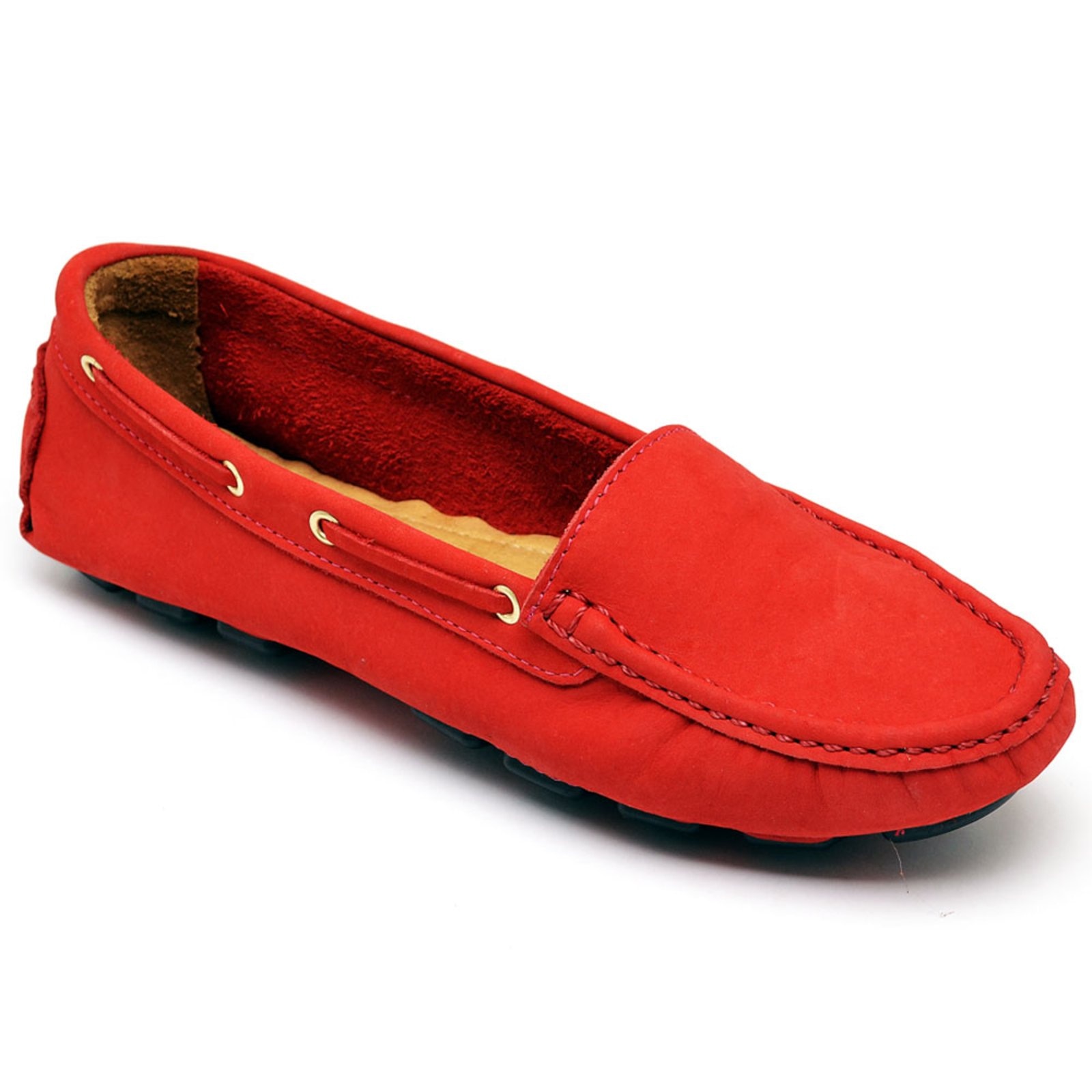 Imagem principal Mocassim Drive Casual Nine4 Em Couro Macio Nine4 unico/vermelho