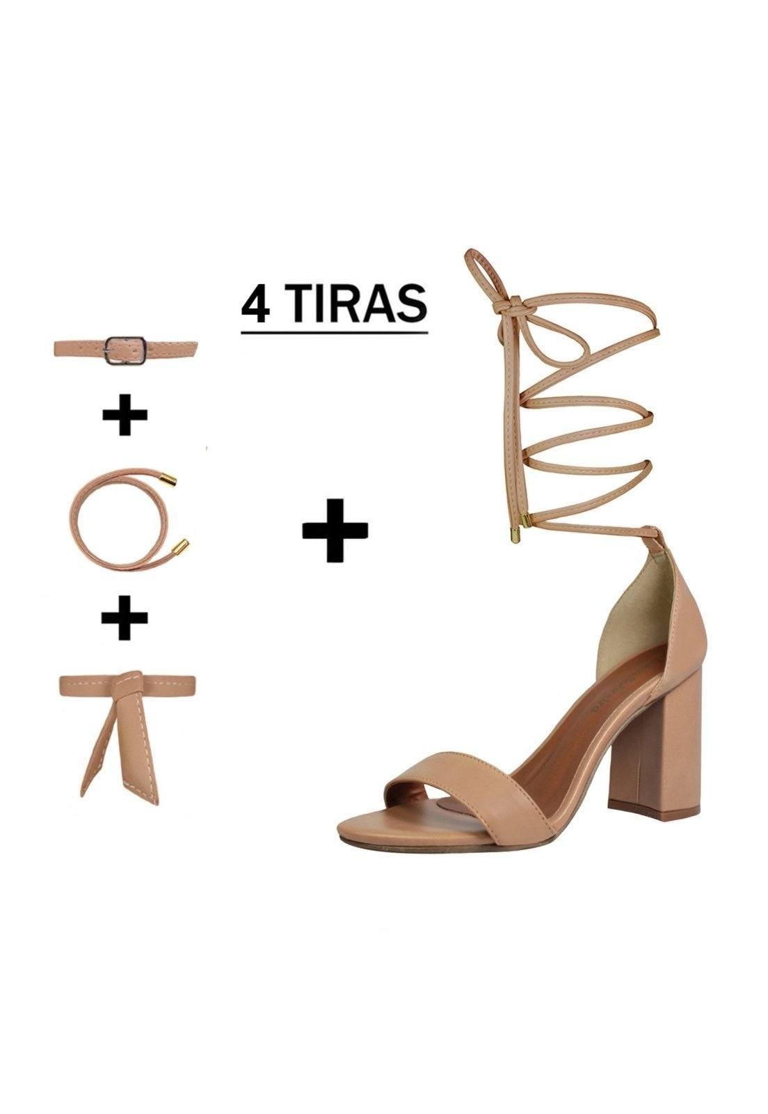 Imagem principal Sandália Troca Tira Salto Alto Grosso Luiza Sobreira Mod. 2063-2 Luiza Sobreira nude