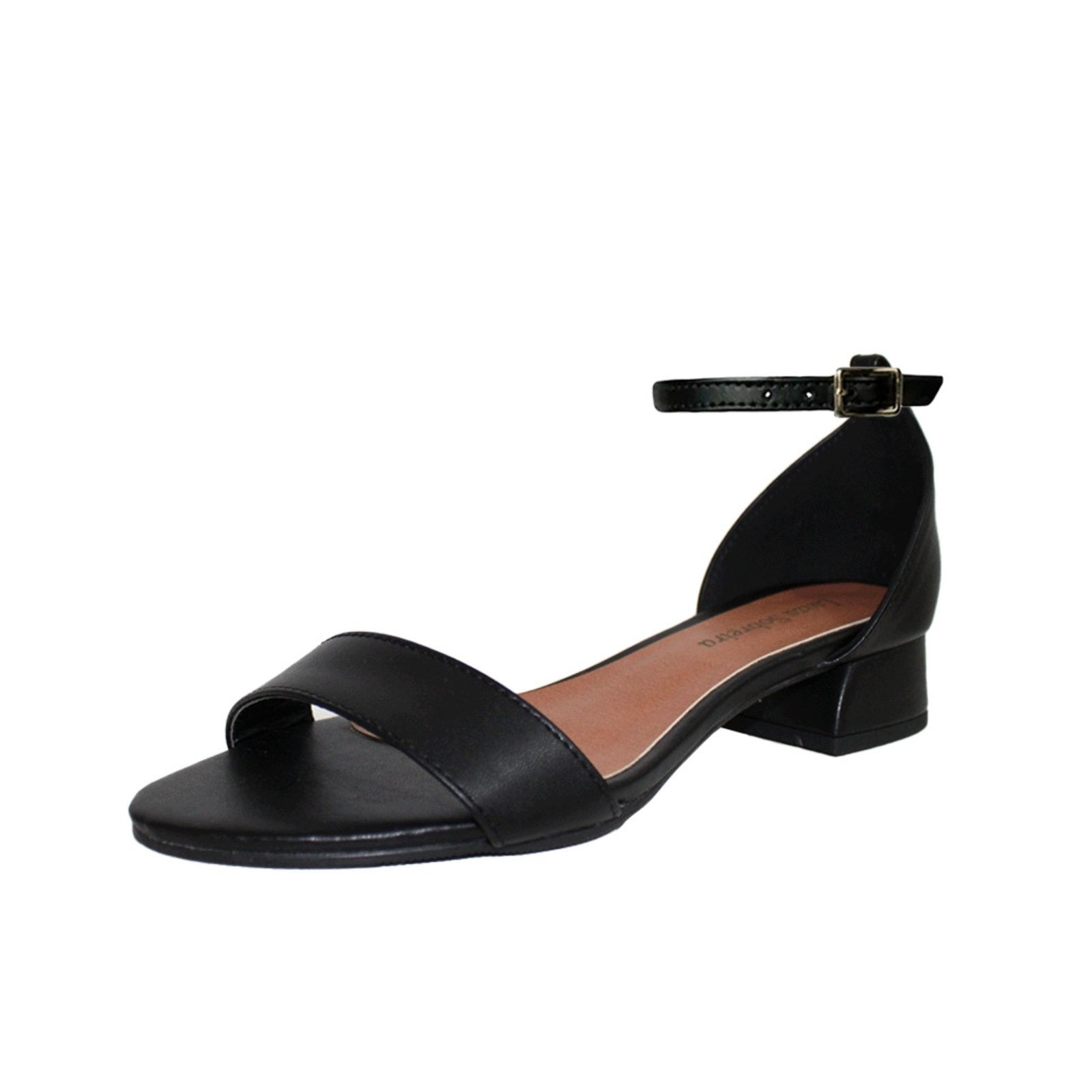 Imagem principal Sandália Salto Baixo Grosso 3cm Luiza Sobreira Preta Mod. 2143 Luiza Sobreira preto