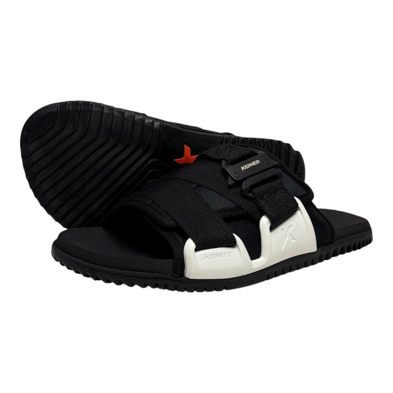 Imagem principal Chinelo Kenner Hyper-Z Fit Nylon Masculino e Branco 745 preto