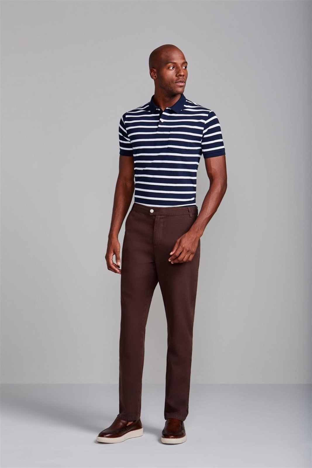 Imagem principal HIGHSTIL Calça Linen Blend Comfort Café HIGHSTIL marrom