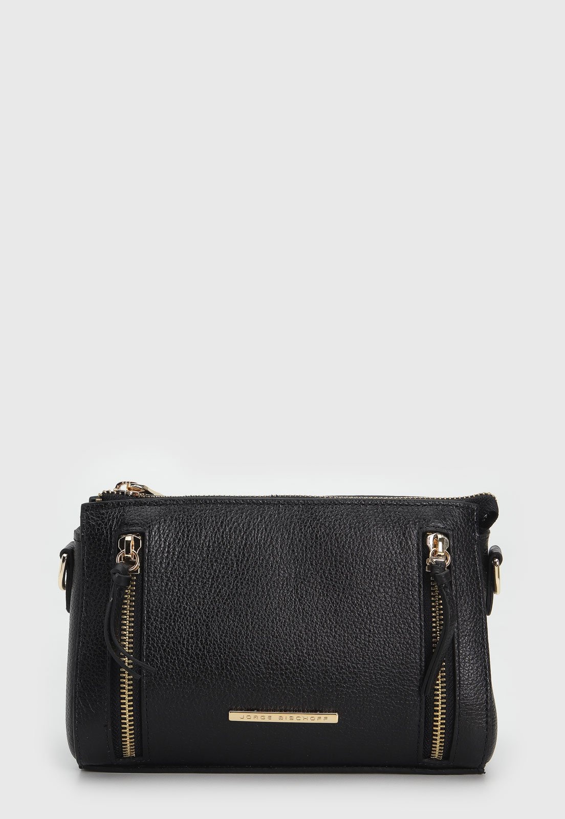 Imagem principal Bolsa Tiracolo Jorge Bischoff Alça Ajustável Preta Jorge Bischoff preto