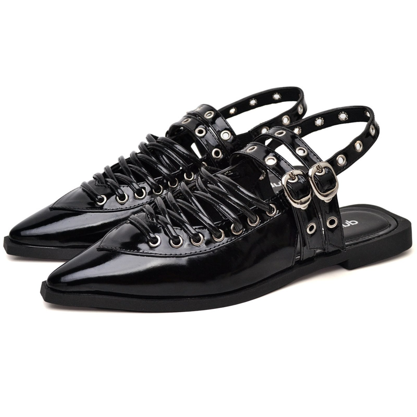 Imagem principal Sapatilha Feminina Detalhes Em Metal DUBUY 1308FG DUBUY preto