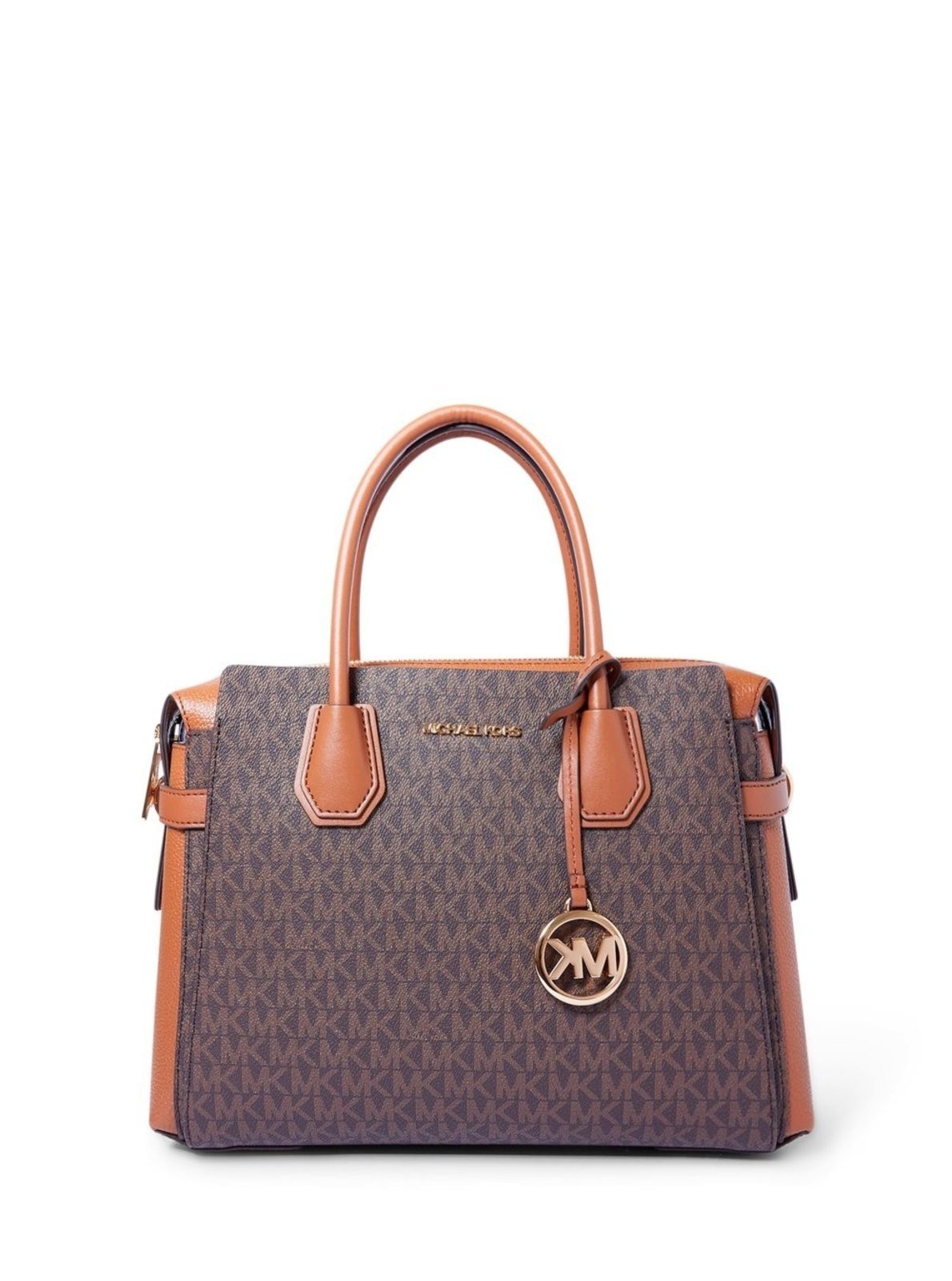 Imagem principal Bolsa Tiracolo Mercer Logo Média 35F2gm9s8b200 Michael Kors marrom
