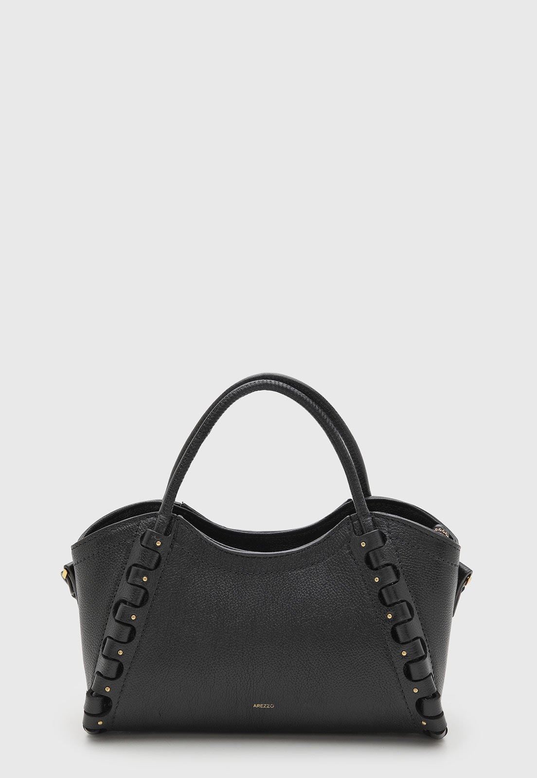 Imagem principal Bolsa Feminina Arezzo Alça Tiracolo Detalhe Trançado Preta Arezzo preto