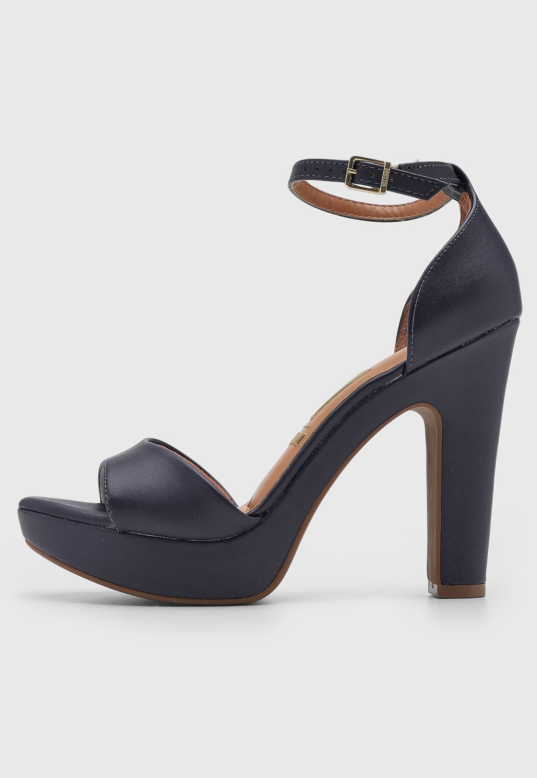 Imagem principal Sandália Feminina Vizzano Salto Bloco Fivela Azul-Marinho VIZZANO azul marinho