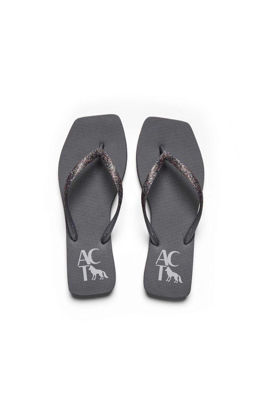 Imagem principal Chinelo Square Glitter ACT Feminino ACOSTAMENTO ESSENTIALS grafite