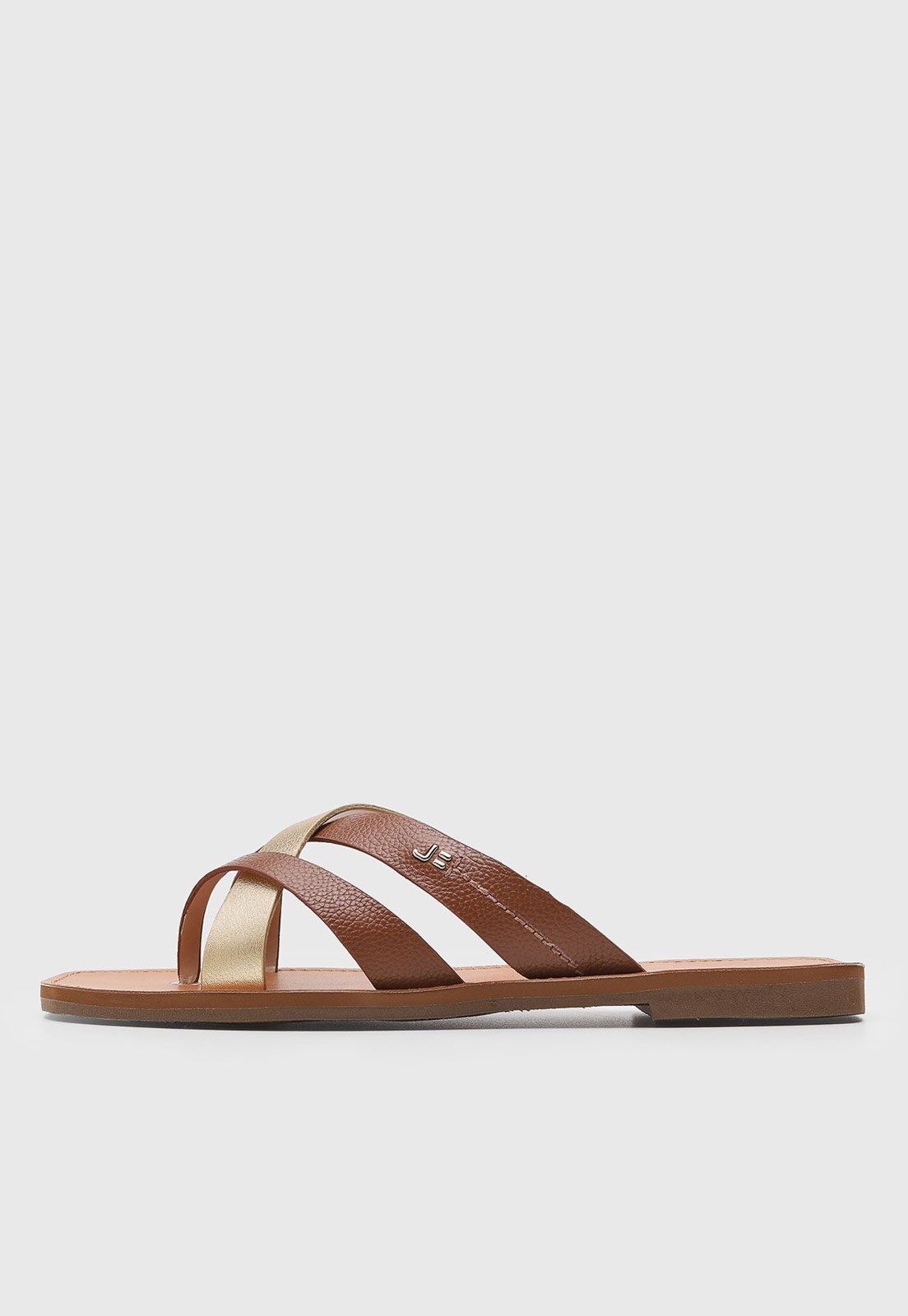 Imagem principal Chinelo Feminino Jorge Bischoff Tiras Cruzadas Jorge Bischoff marrom