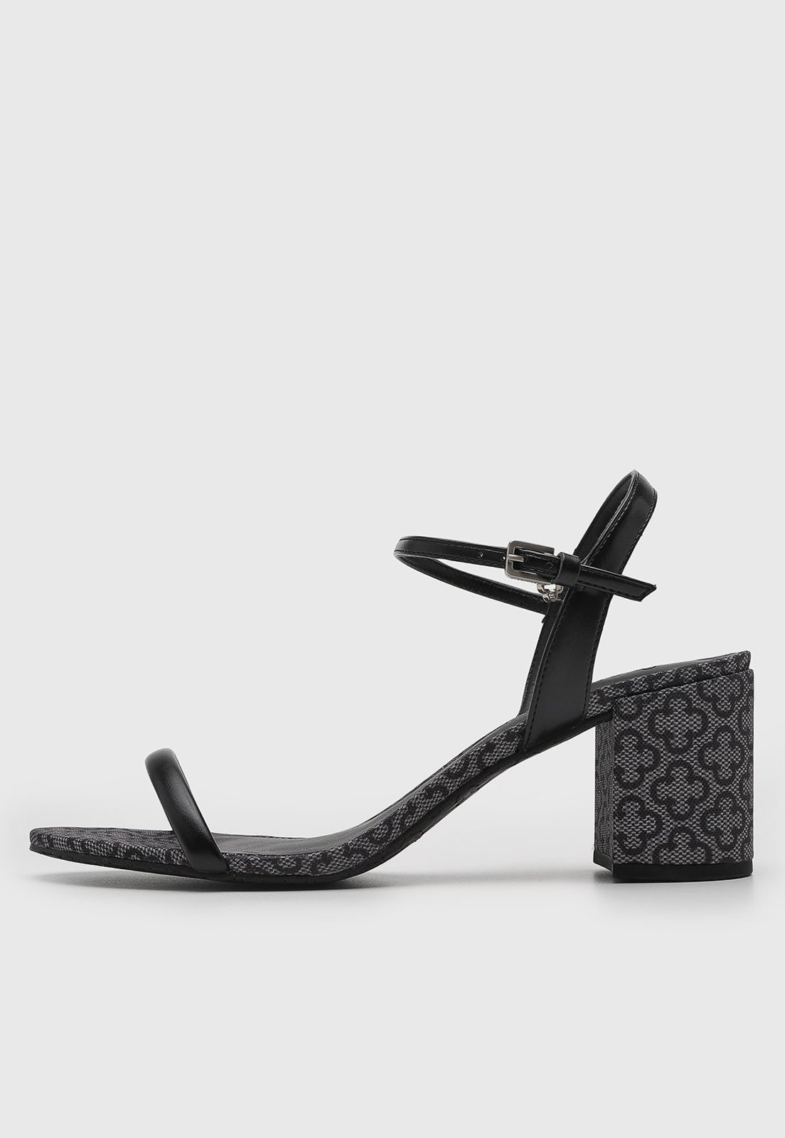 Imagem principal Sandália Feminina Capodarte Salto Bloco Monograma Preta Capodarte preto
