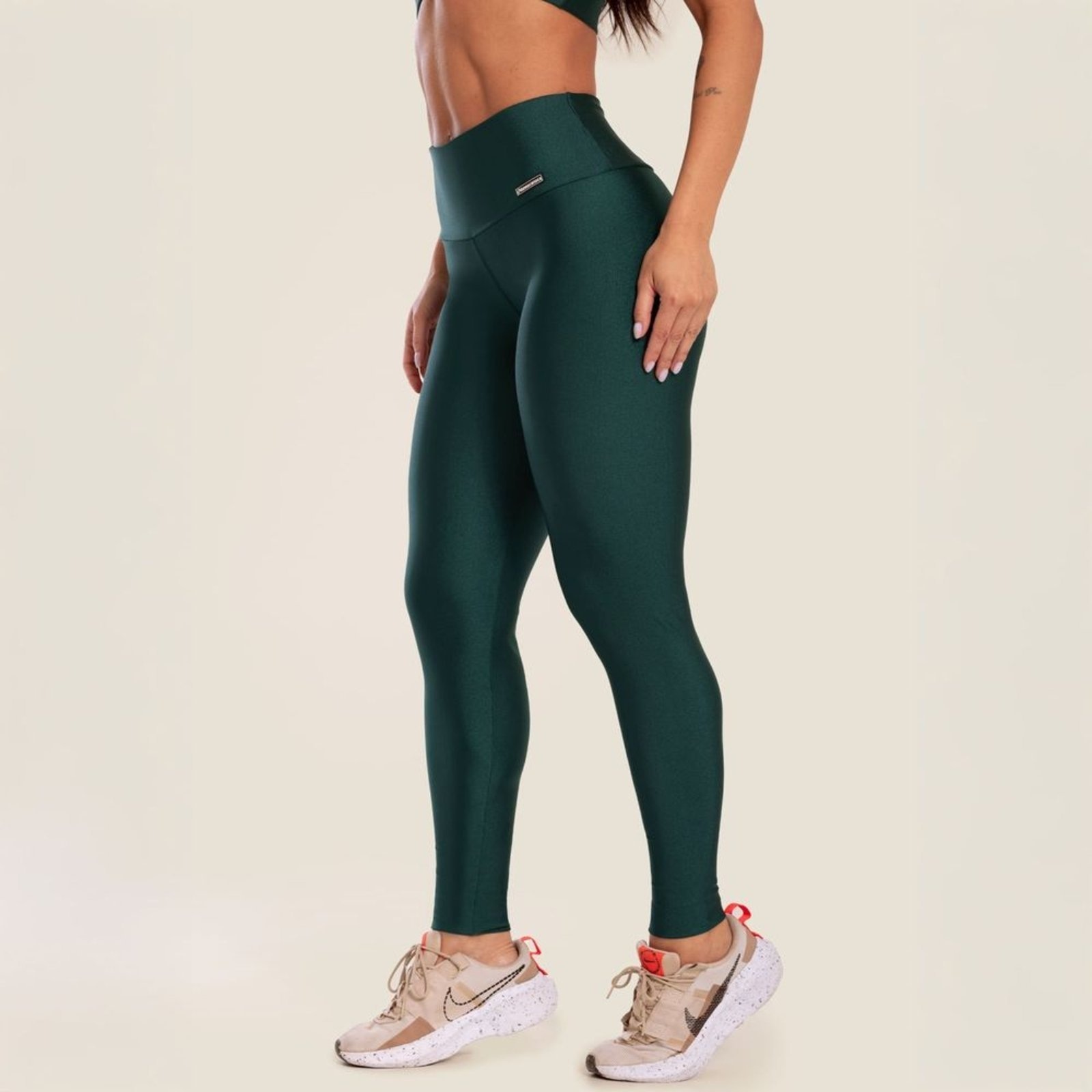 Imagem principal Legging Básica Platinada Donna Carioca verde
