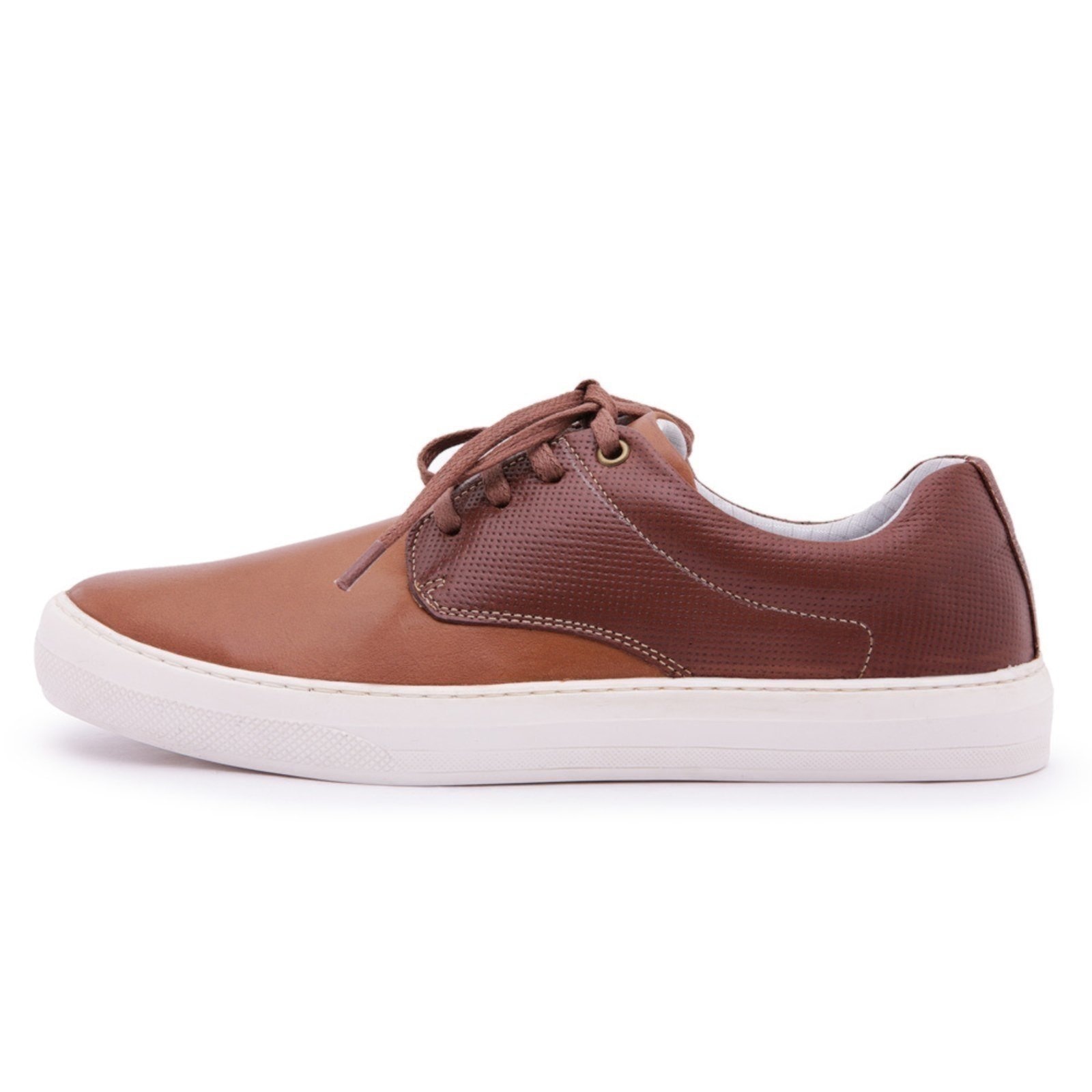 Imagem principal Sapatênis Centuria em Couro Conhaque Centuria Calçados caramelo