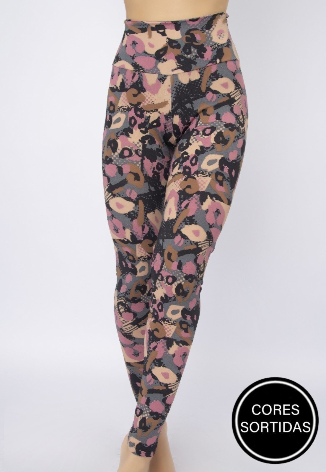 Imagem principal Calça Legging Vekyo Fitness Estampada Multicolorida VEKYO multicolorido