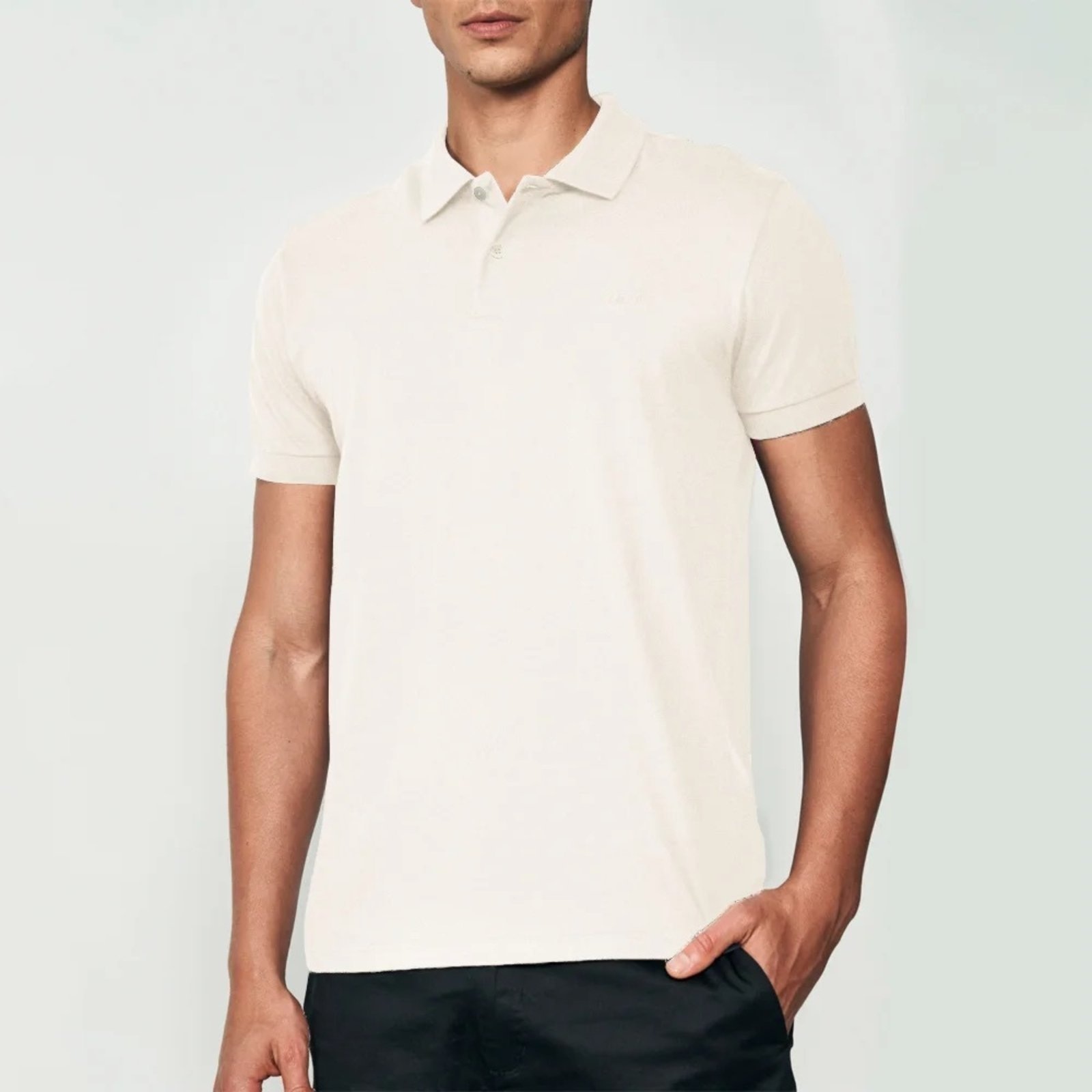 Imagem principal Camisa Polo Colcci Lisa Ou25 Off White Masculino Colcci amarelo white