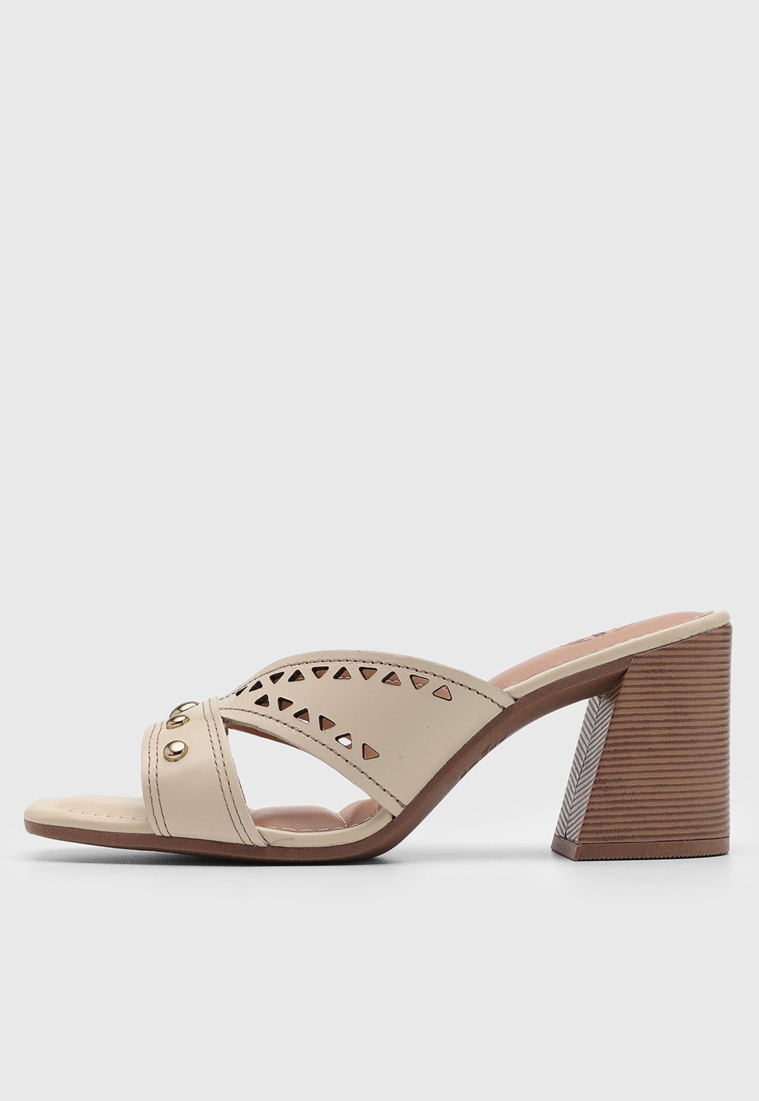 Imagem principal Sandália Feminina Dakota Salto Bloco Off-White Dakota off-white white