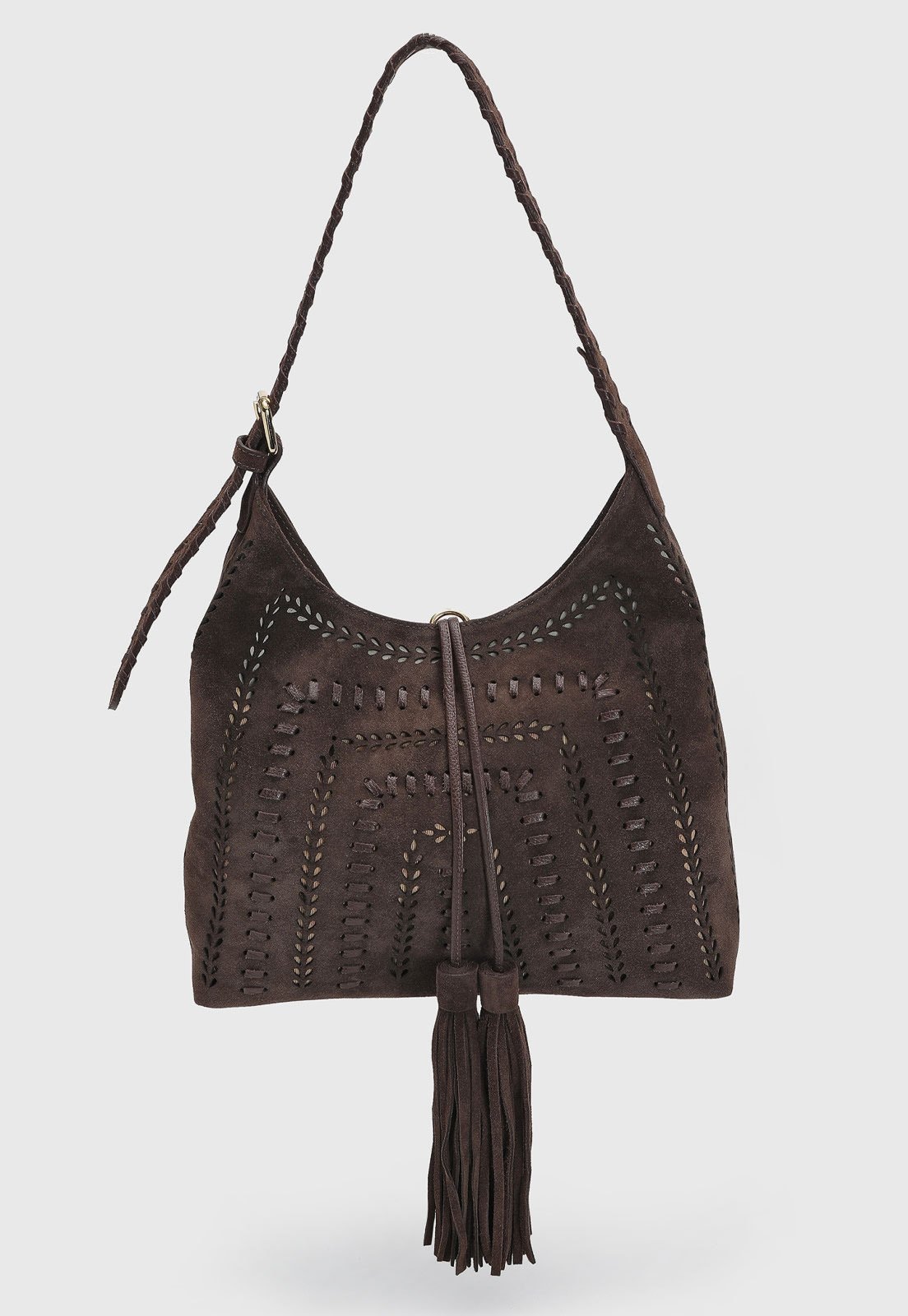 Imagem principal Bolsa Feminina Luiza Barcelos Grande Detalhes Vazados Luiza Barcelos marrom