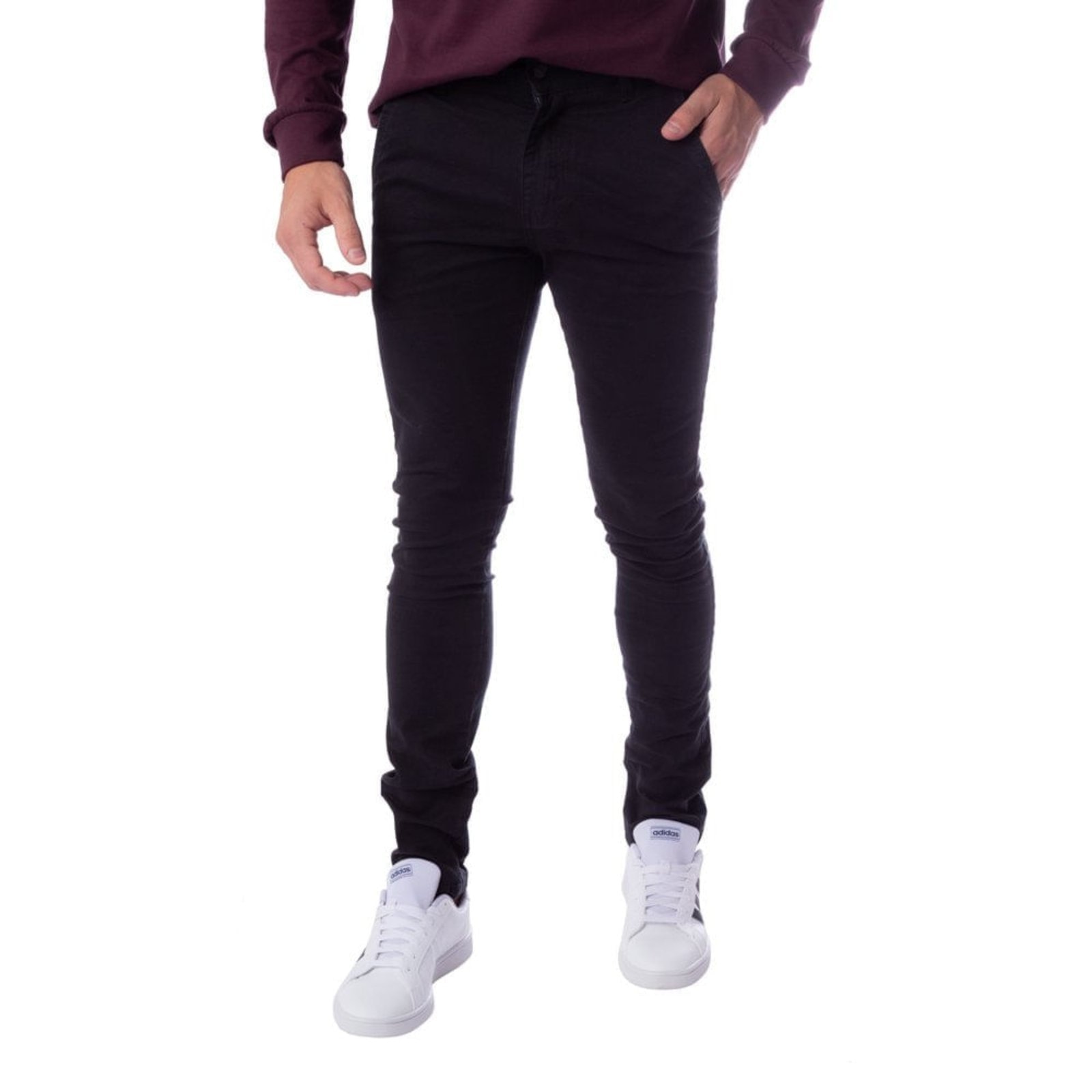 Imagem principal Calça Masculina de Sarja HMO Jeans Skinny HMO Jeans preto