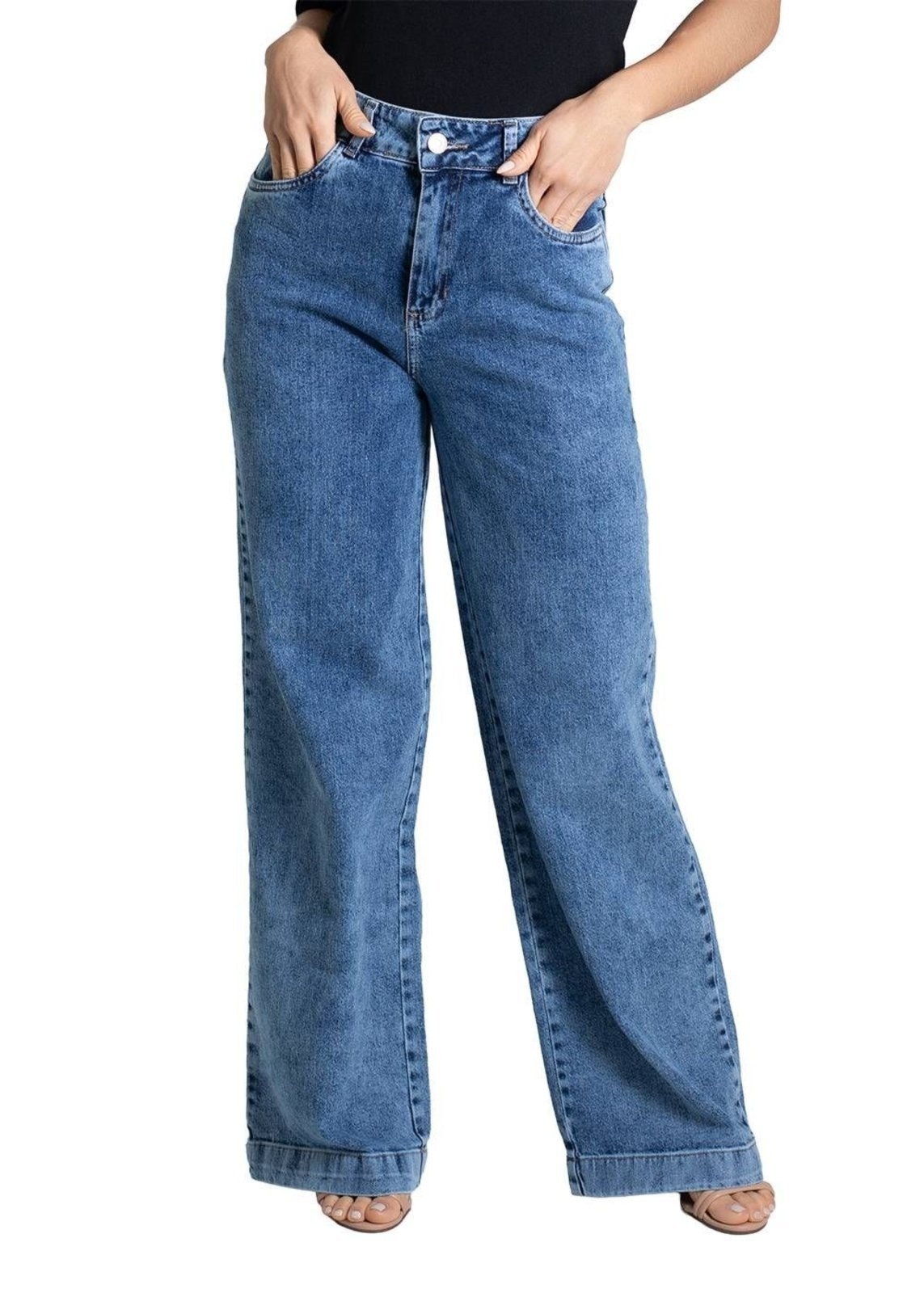 Imagem principal Calça Jeans Sawary Wide Leg - 280132 Sawary azul