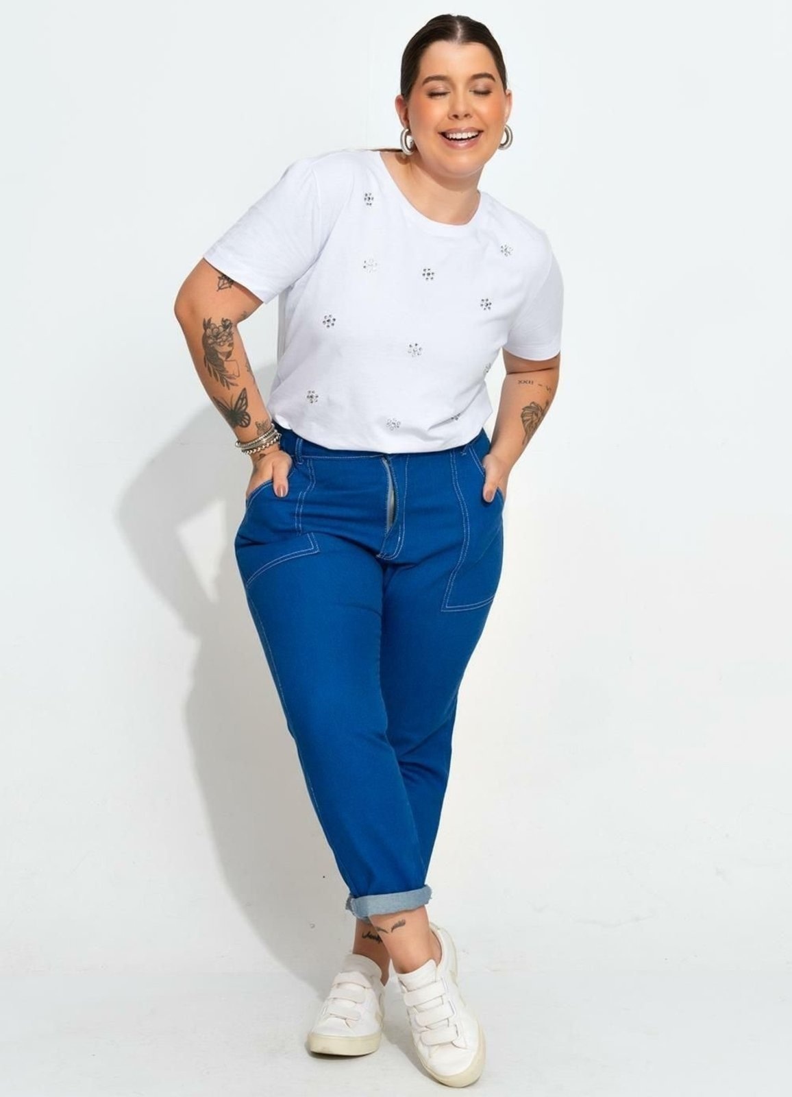 Imagem principal Calça Jeans Bic Quintess azul