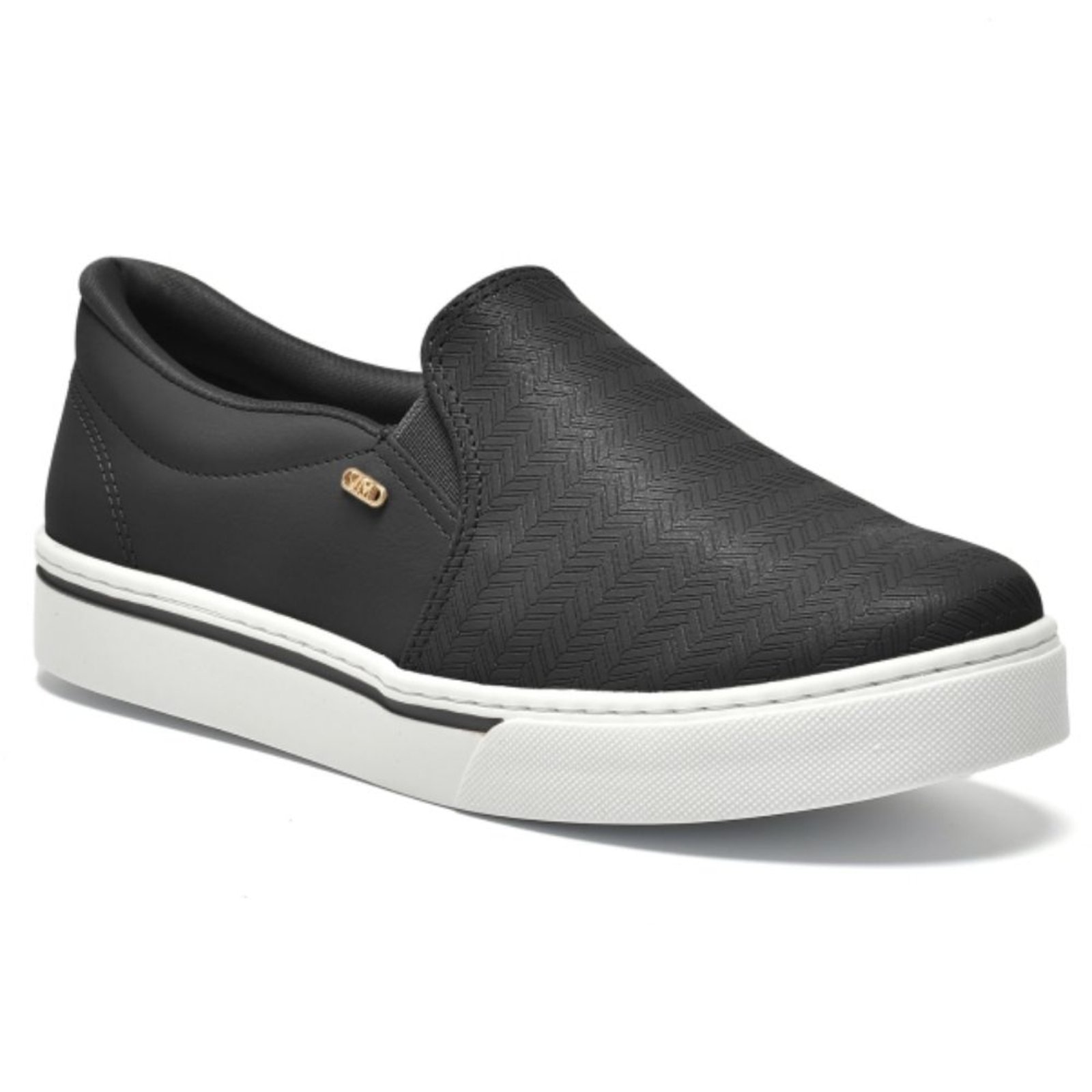 Imagem principal Tênis Feminino Slip On Napa Tricot Via Marte 016 VIA MARTE preto