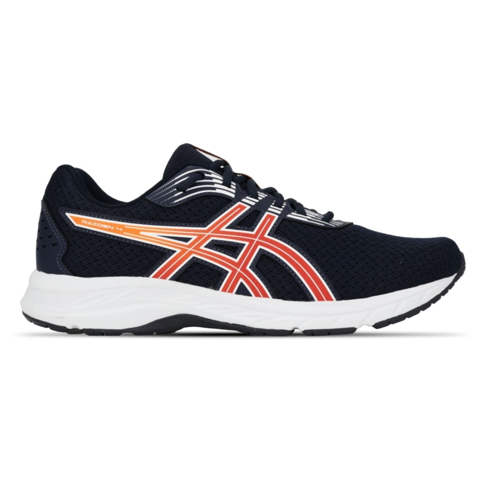 Imagem principal Tênis ASICS Raiden 4 - Masculino Laranja ASICS azul