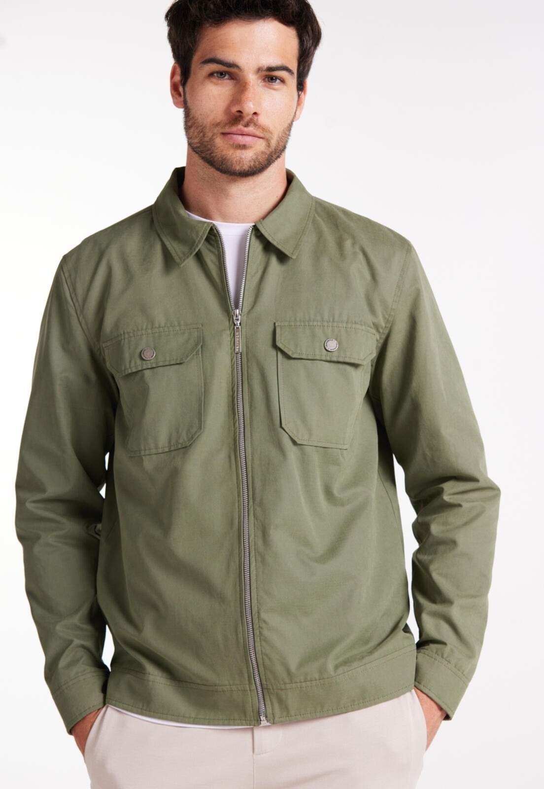 Imagem principal Jaqueta Casual Com Bolsos Traymon Musgo Traymon verde