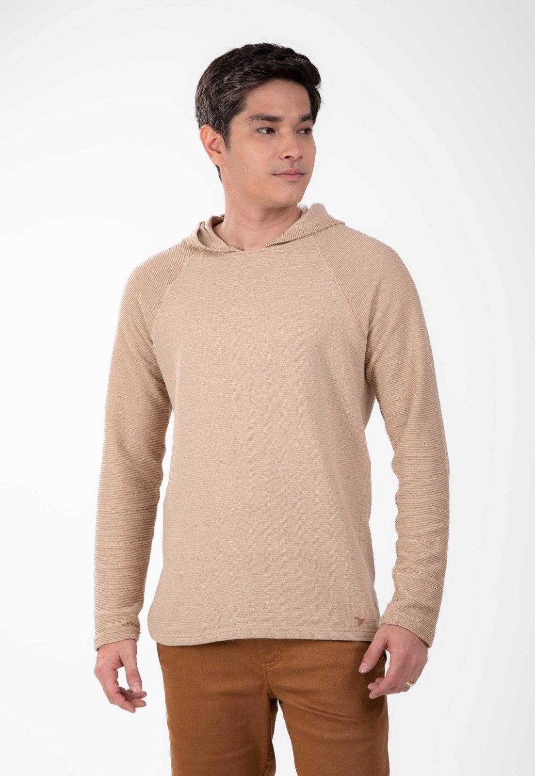 Imagem principal Blusão Capuz Traymon Malha Texturizada Kaki Medio Traymon cáqui kaki