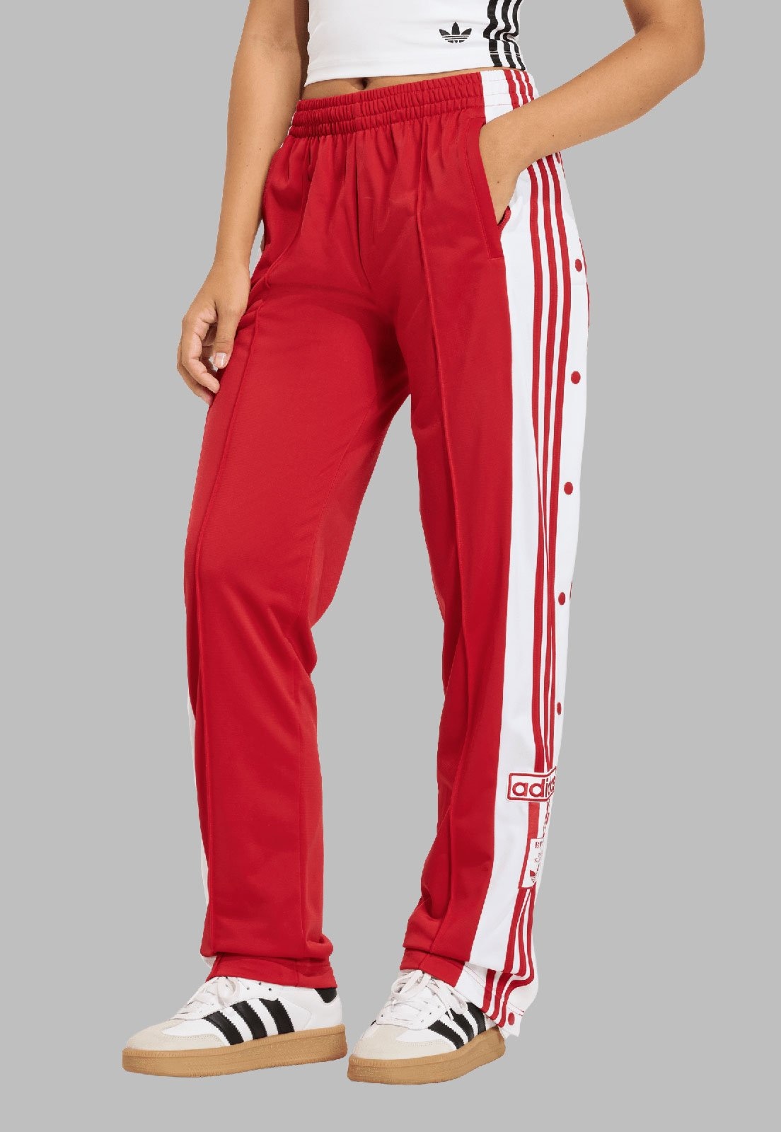 Imagem principal Calça Feminina Adidas Originals Adibreak TP Vermelha adidas Originals vermelho