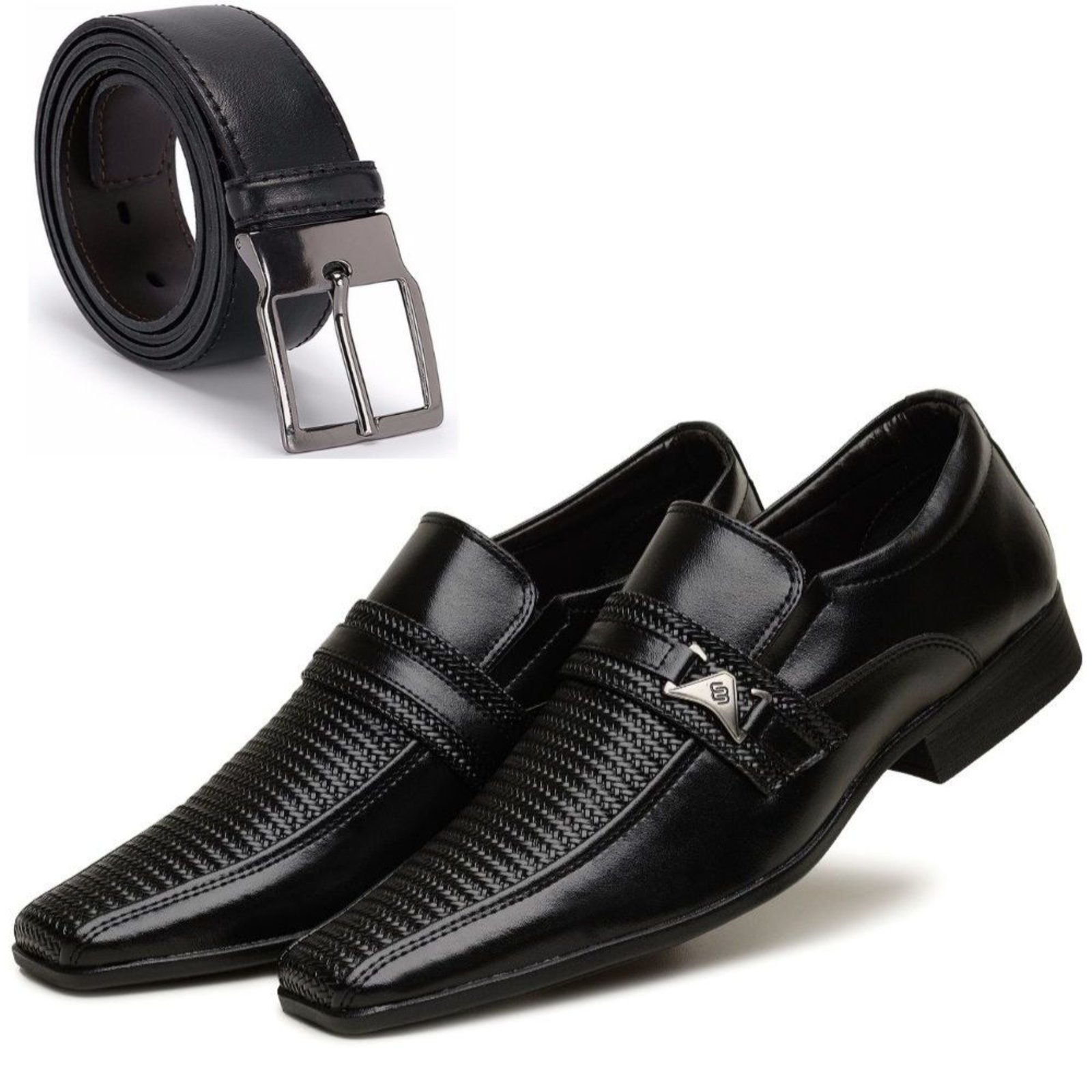 Imagem principal Sapato Social Masculino com Cinto Dupla Face Yes Basic preto