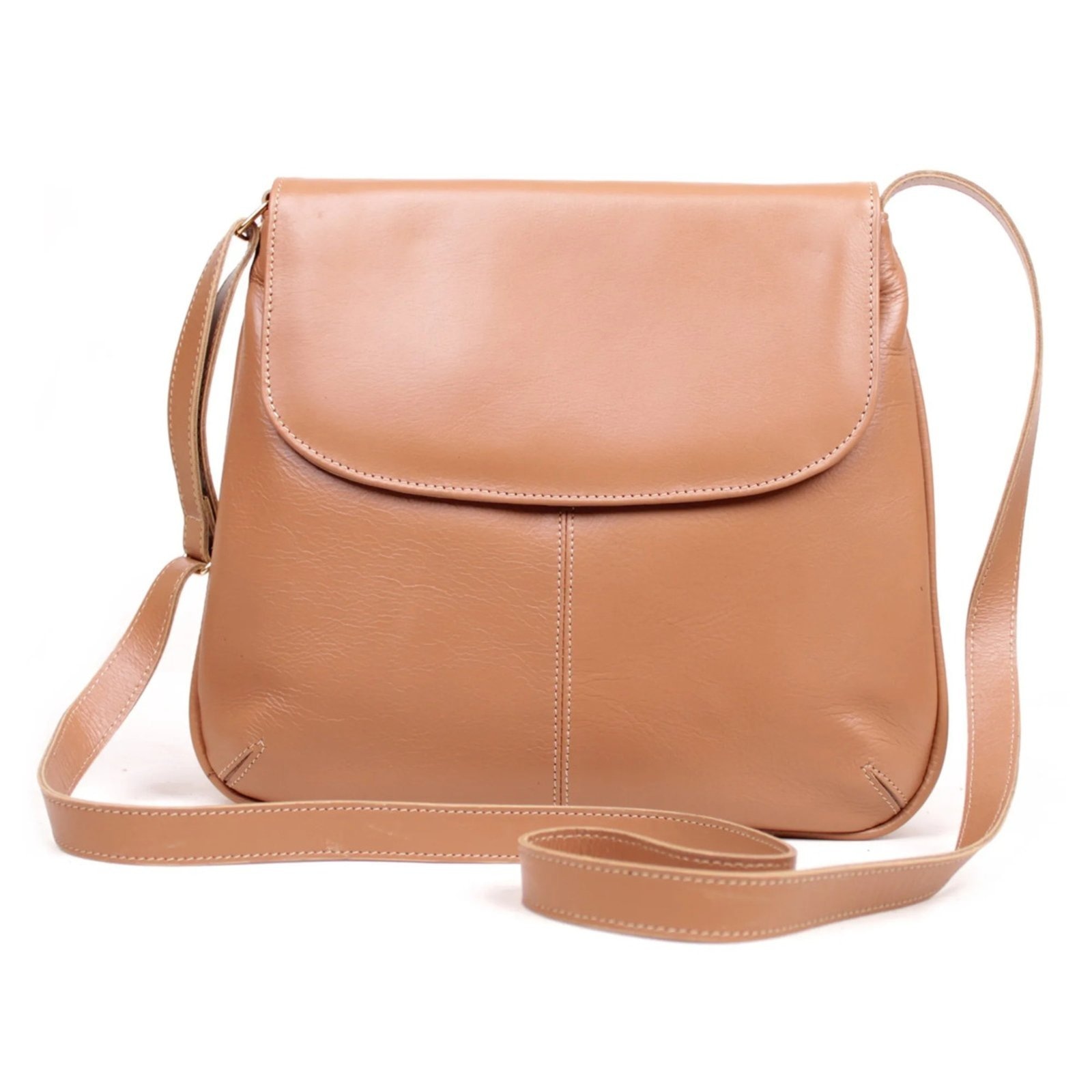 Imagem principal Bolsa Transversal em Couro Amêndoa Artlux 1411 Artlux amarelo