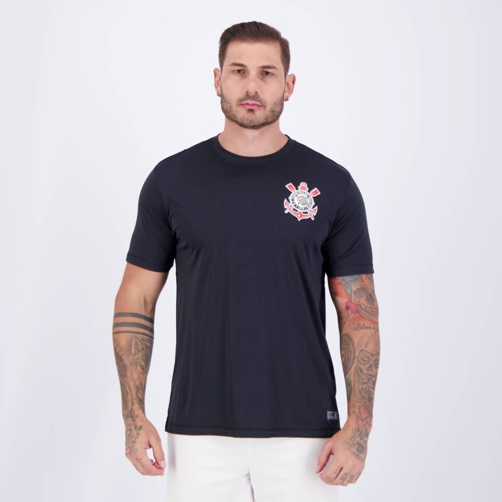 Imagem principal Camisa Corinthians Fitness Preta Coimbra preto