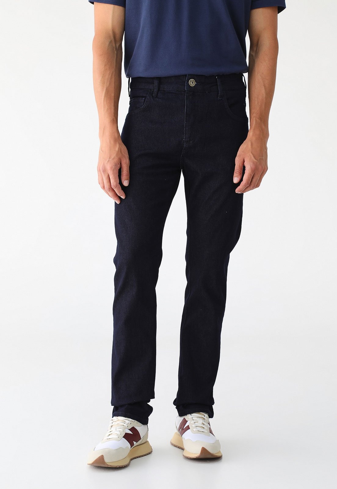 Imagem principal Calça Jeans Forum Reta Lisa Azul-Marinho Forum azul marinho