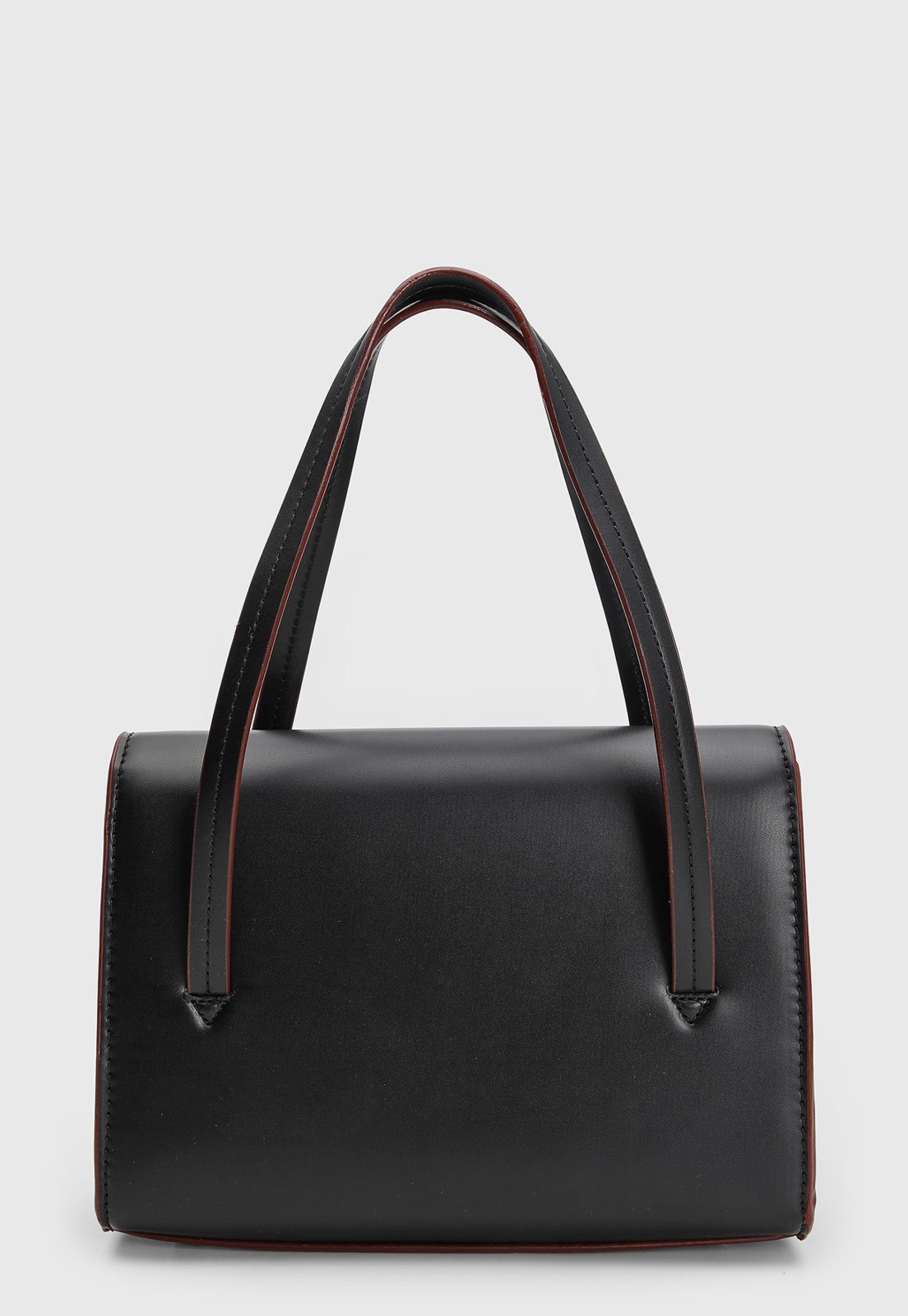 Imagem principal Bolsa Grande Feminina Santa Lolla Detalhe Bordas Preta Santa Lolla preto